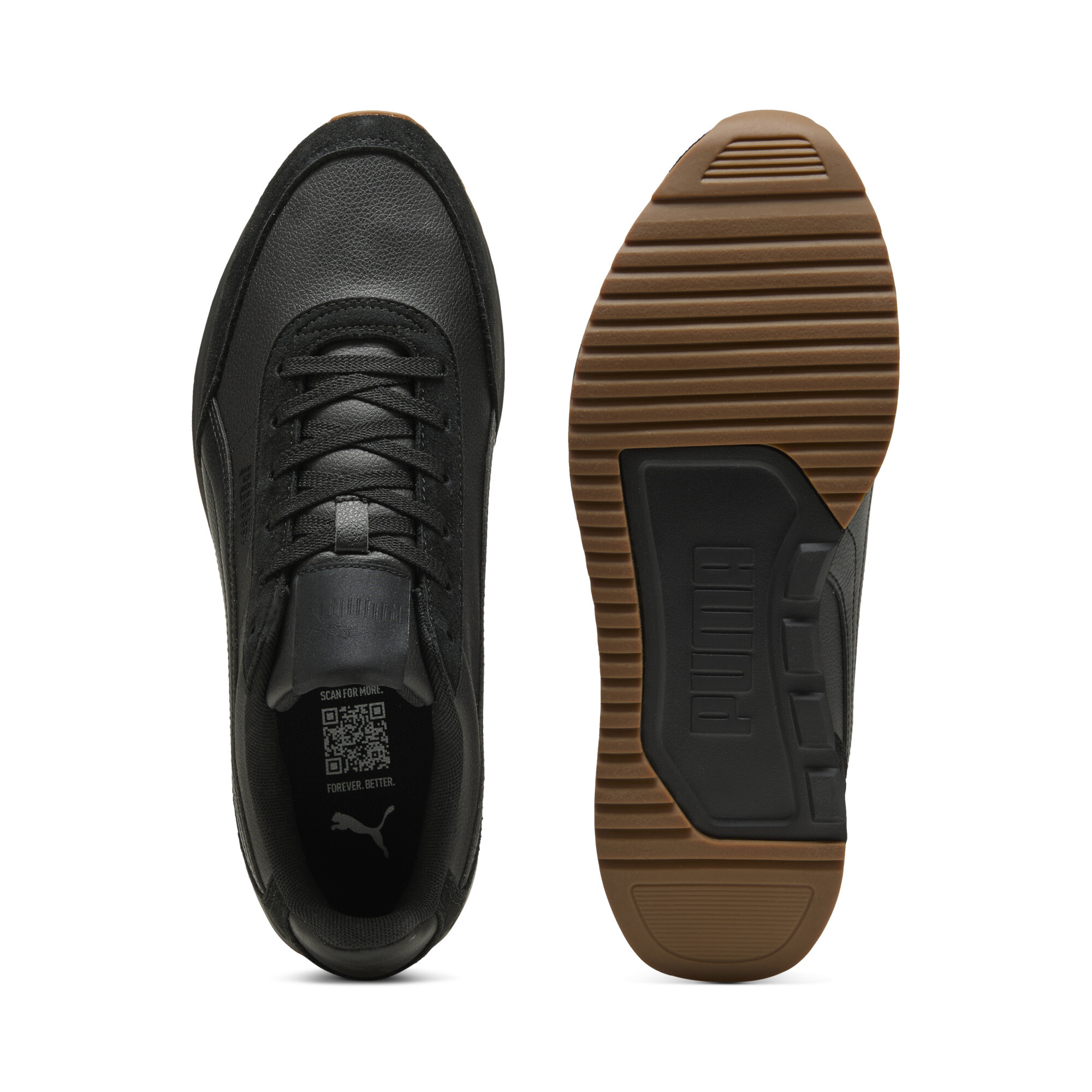 PUMA R78 Lightwind sneakers unisex, Zwart, Maat 40 thumbnail 4