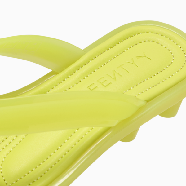 FENTY x PUMA Cat Cleat Jelly Shoes Women, Lime Sheen, large-MEX