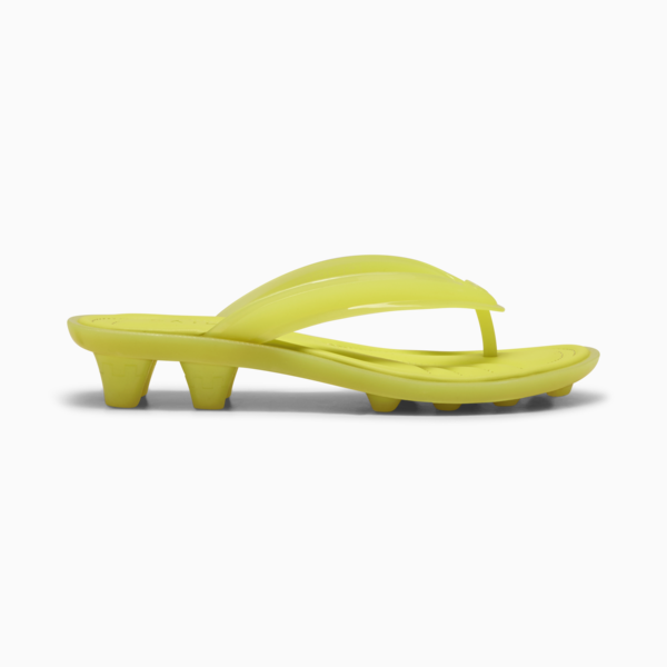 FENTY x PUMA Cat Cleat Jelly Shoes Women, Lime Sheen, large-MEX