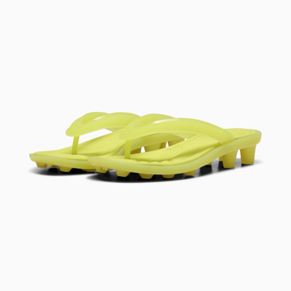 FENTY x PUMA Cat Cleat Jelly Shoes Women, Lime Sheen, large-MEX