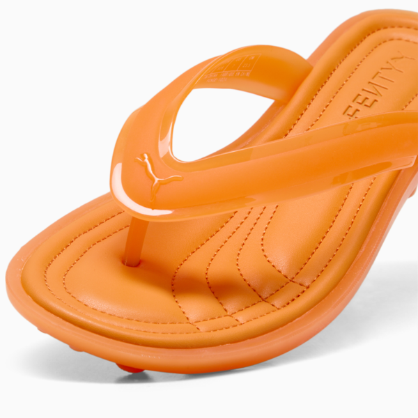 FENTY x PUMA Cat Cleat Jelly Shoes Women, Pumpkin Pie, large-MEX