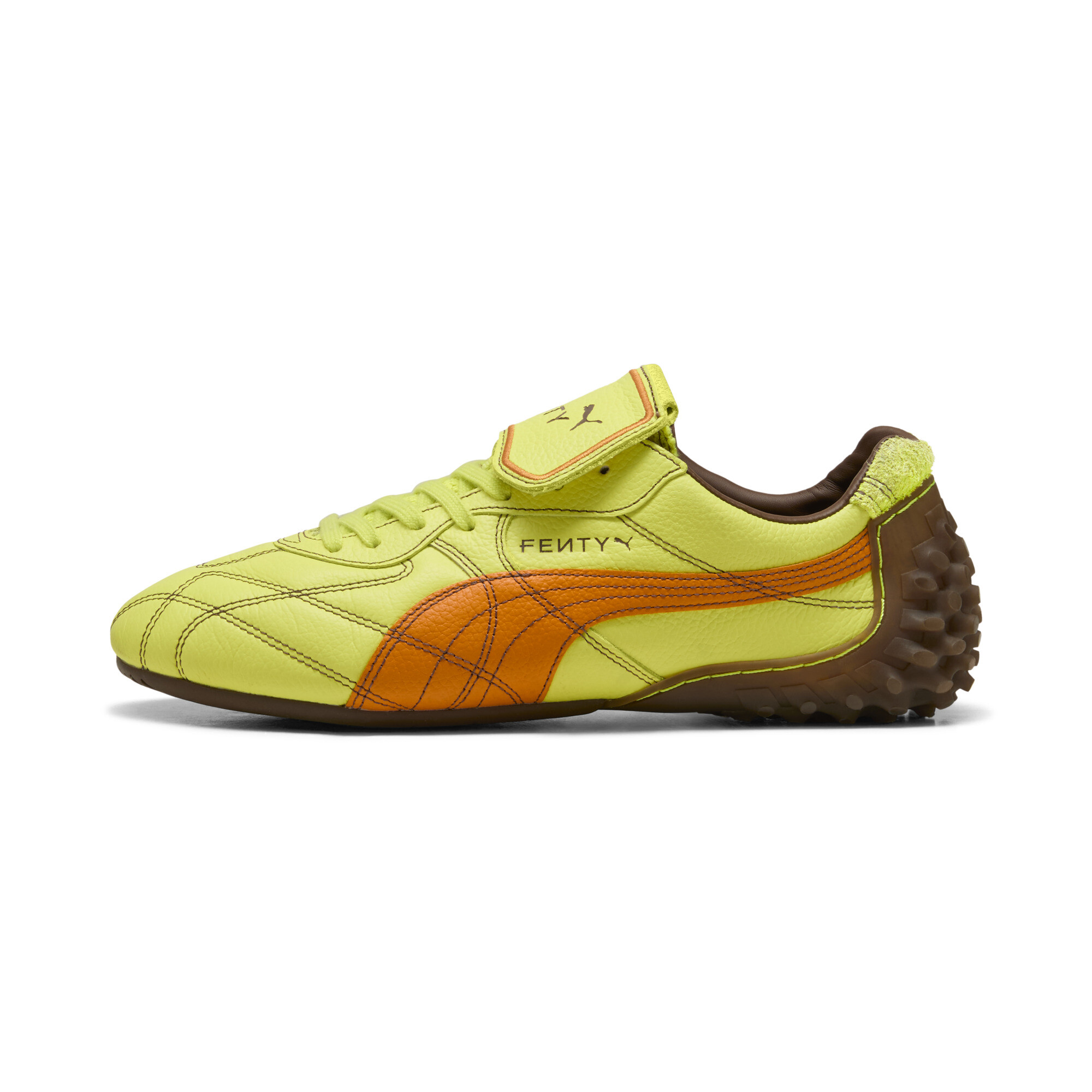 FENTY x Puma Avanti LS Stitched Sneakers Unisex Schuhe | Mit Plain | Lime Sheen/Pumpkin Pie | Größe: 41