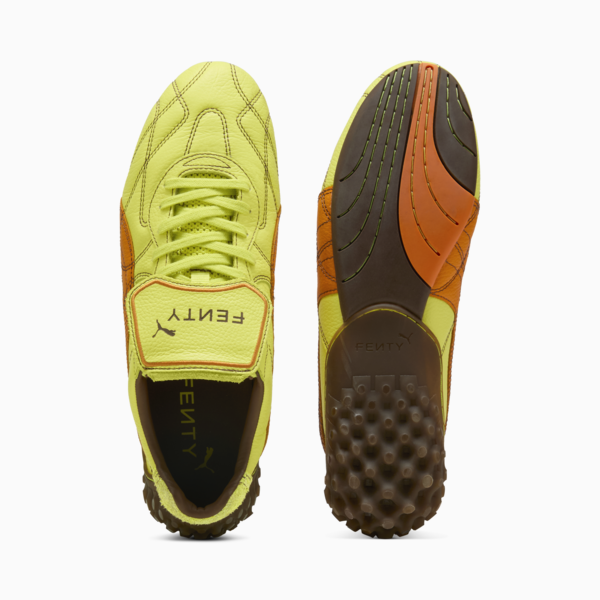 FENTY x PUMA Avanti LS Stitched Sneakers Unisex, Lime Sheen-Pumpkin Pie, large-ZAF