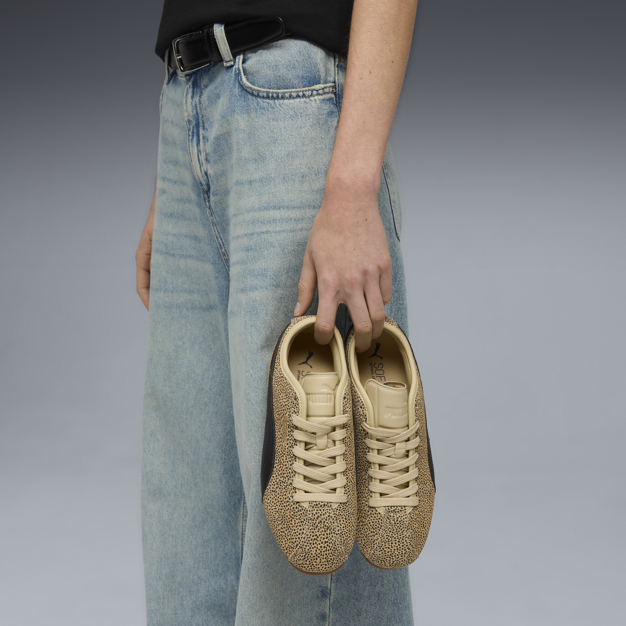 PUMA Tackle Topcat sneakers voor Dames, Roze/Zwart/Bruin, Maat 42 thumbnail 6