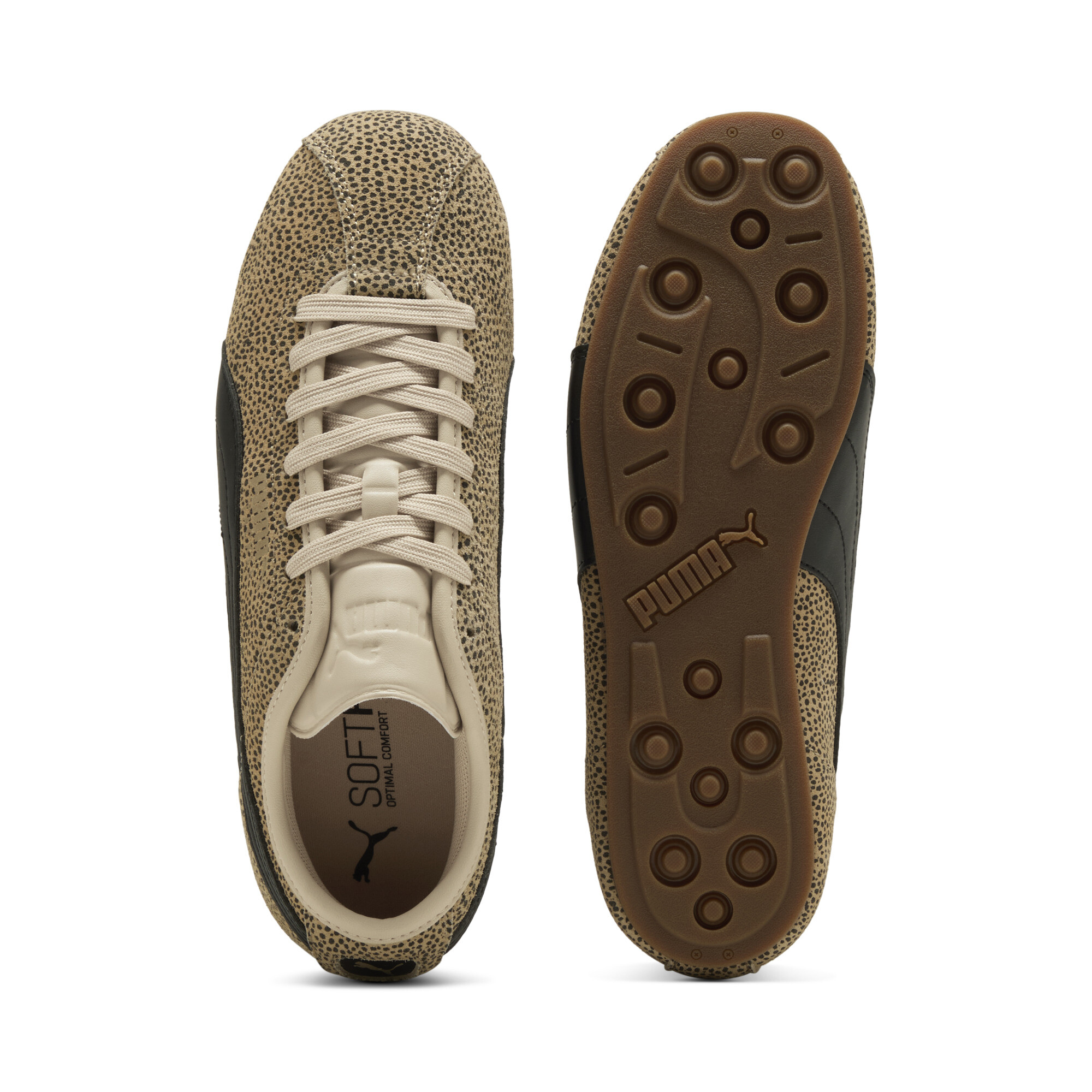 PUMA Tackle Topcat sneakers voor Dames, Roze/Zwart/Bruin, Maat 42 thumbnail 4