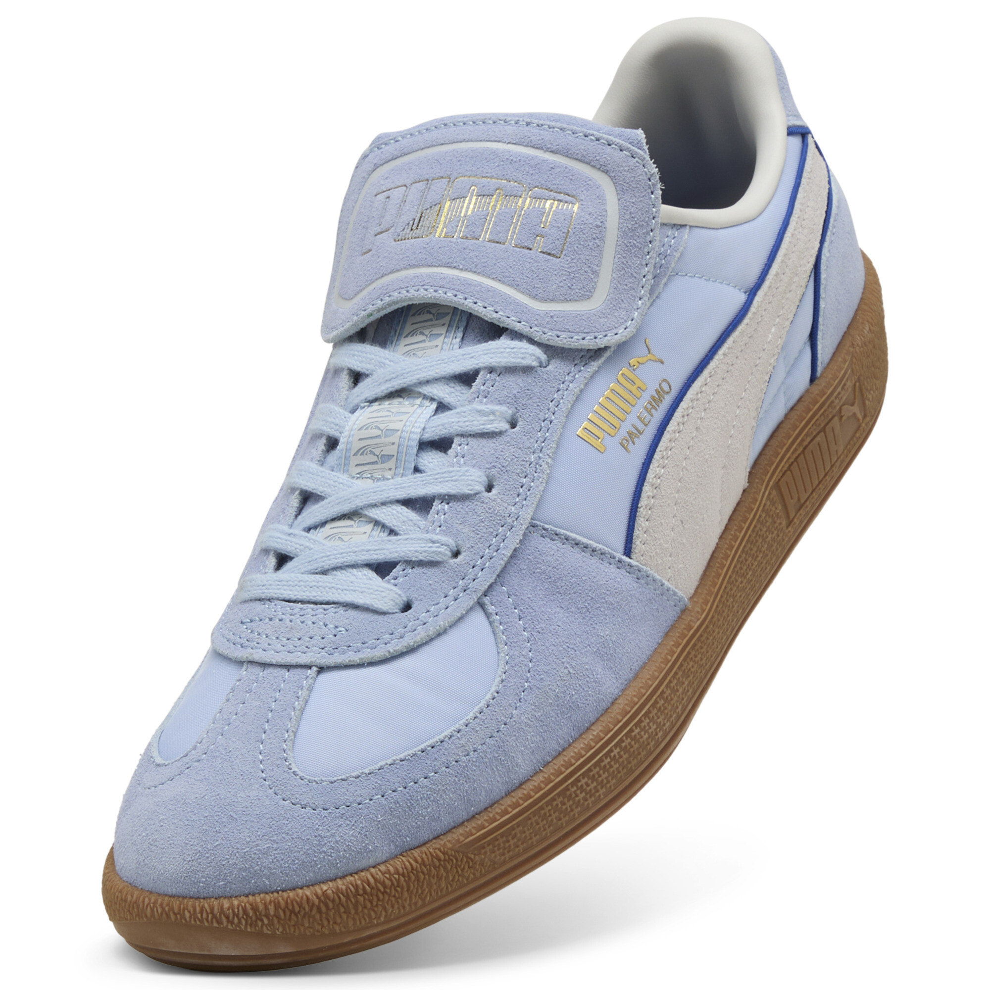 PUMA Palermo Premium sneakers uniseks, Grijs, Maat 41 thumbnail 2