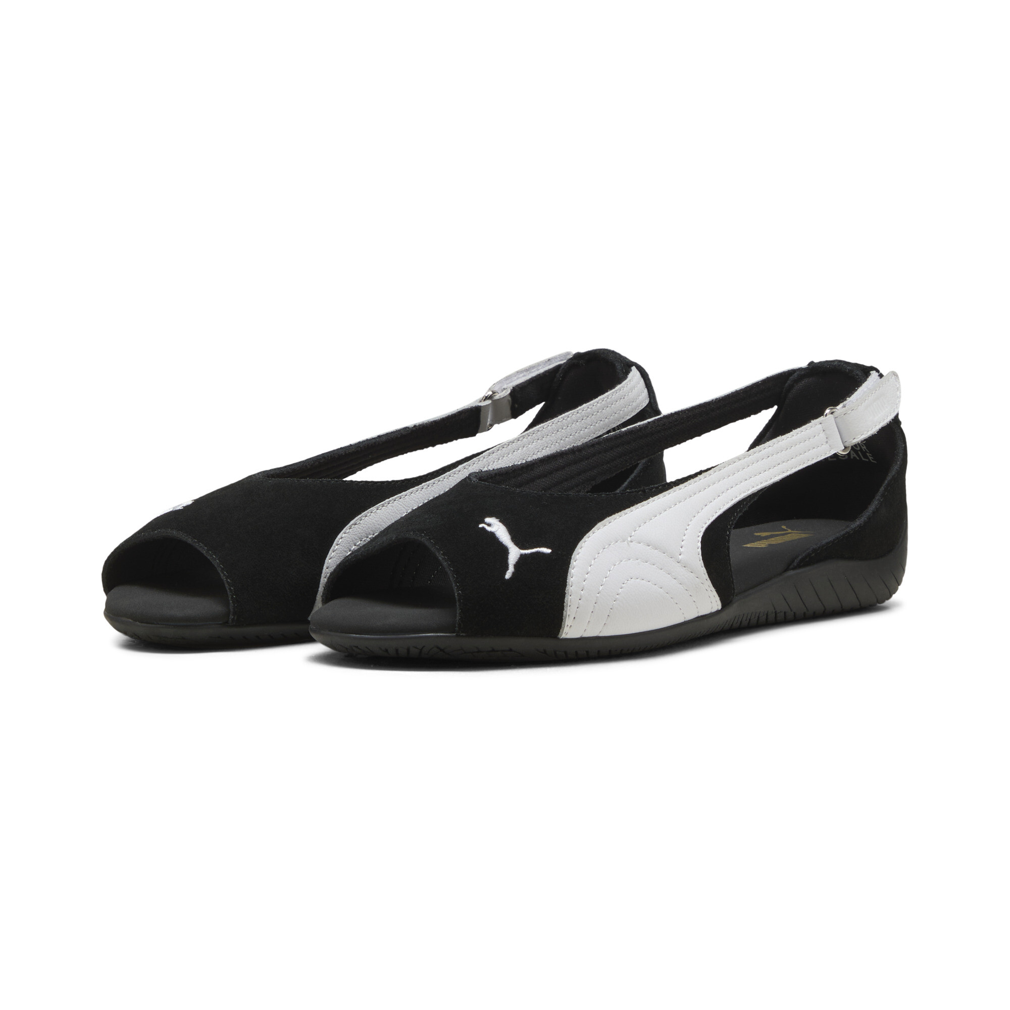 PUMA Speedcat sandalen voor Dames, Zwart/Wit, Maat 39 thumbnail 6