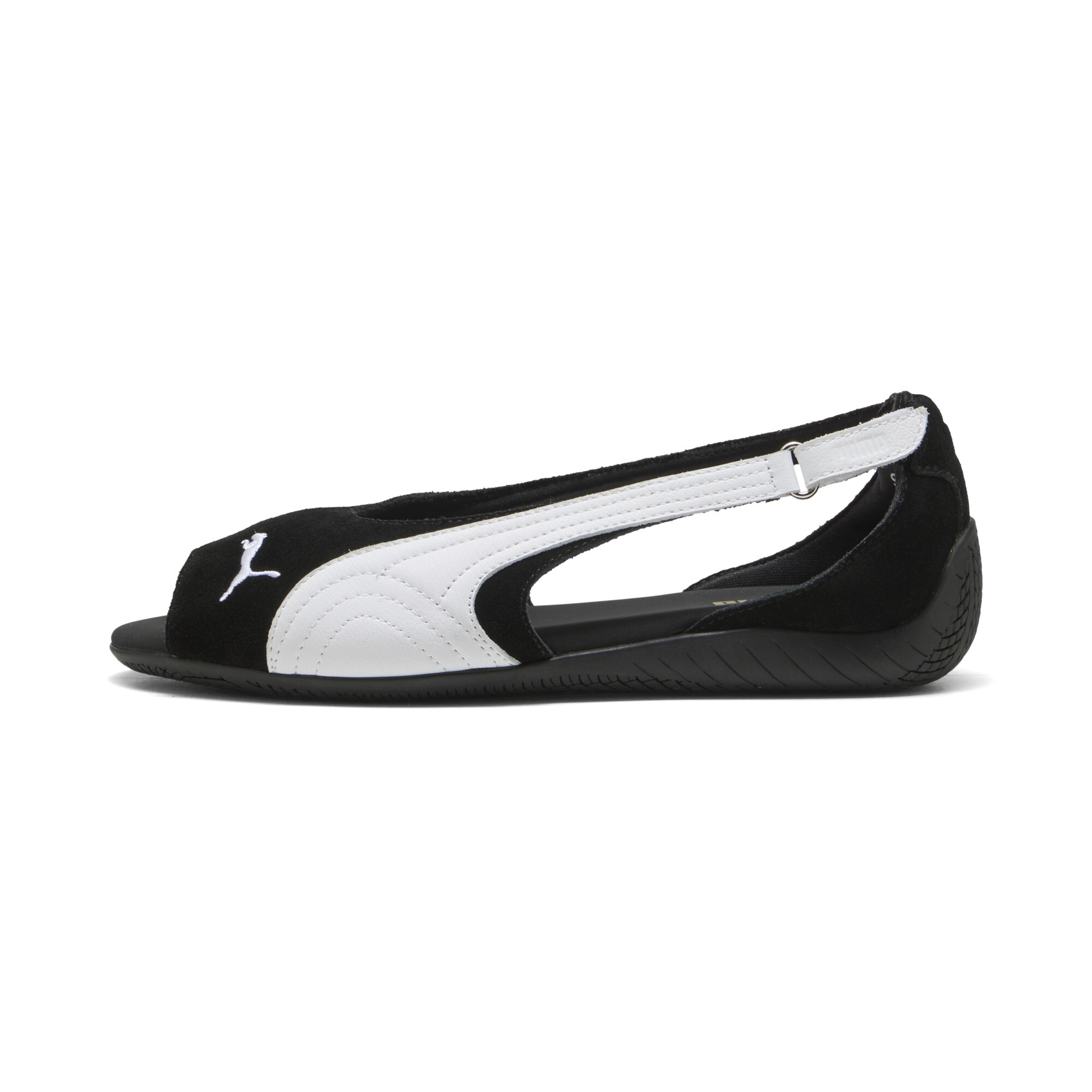 PUMA Speedcat sandalen voor Dames, Zwart/Wit, Maat 39