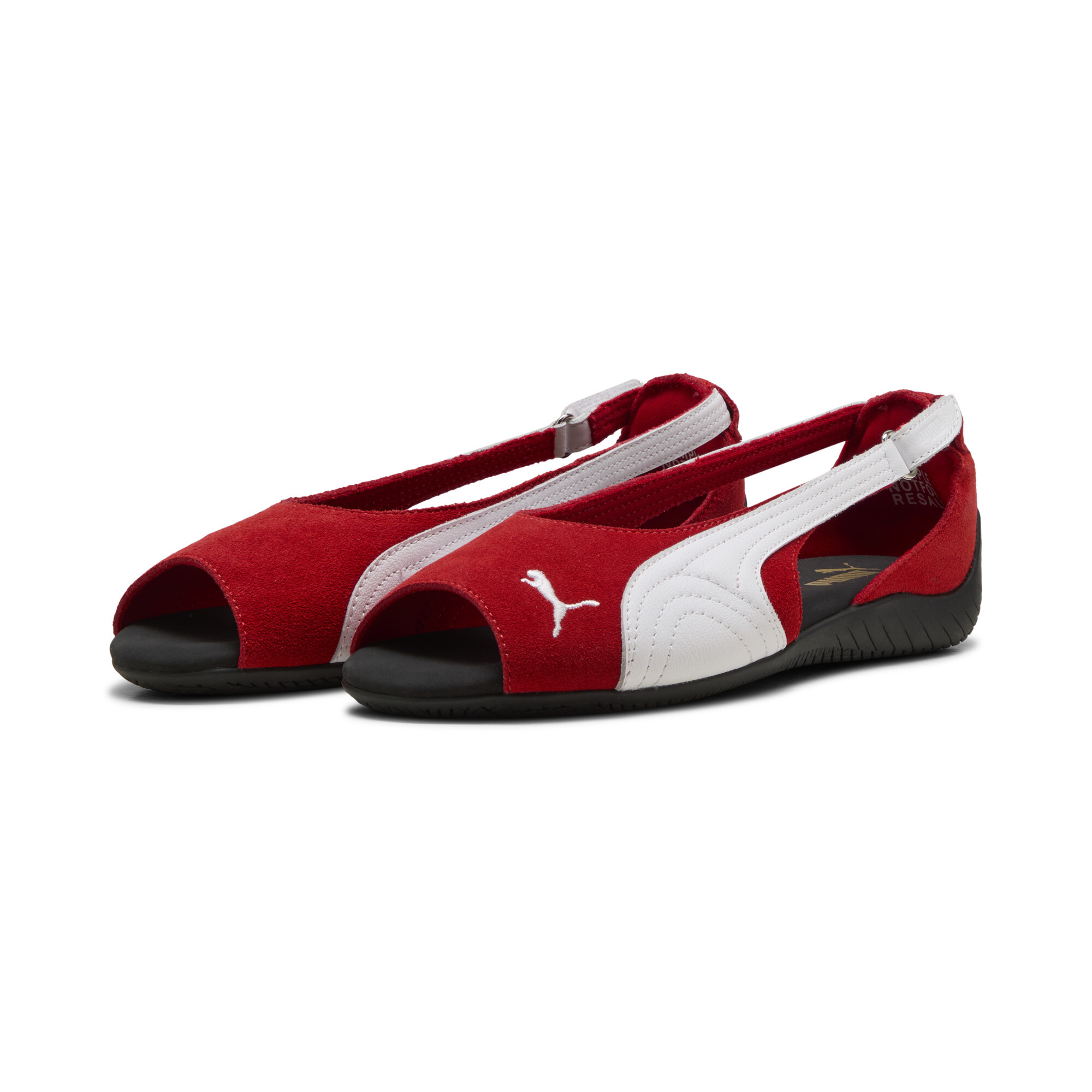 PUMA Speedcat sandalen voor Dames, Zwart/Rood/Wit, Maat 37 thumbnail 6