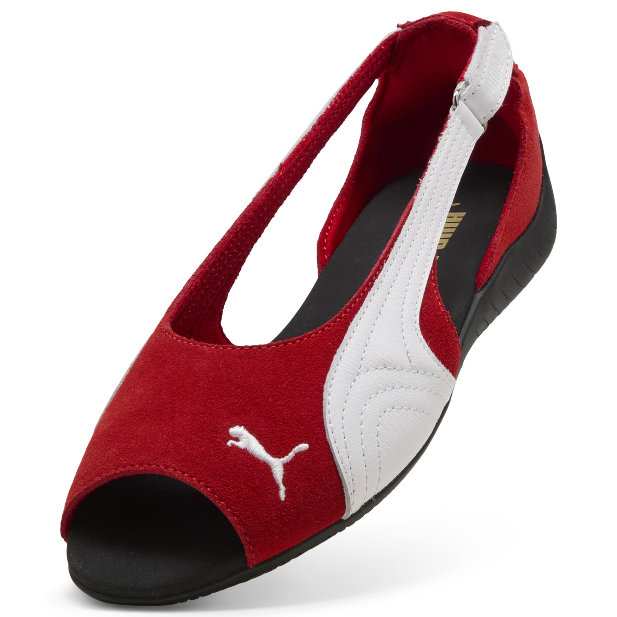 PUMA Speedcat sandalen voor Dames, Zwart/Rood/Wit, Maat 37 thumbnail 2