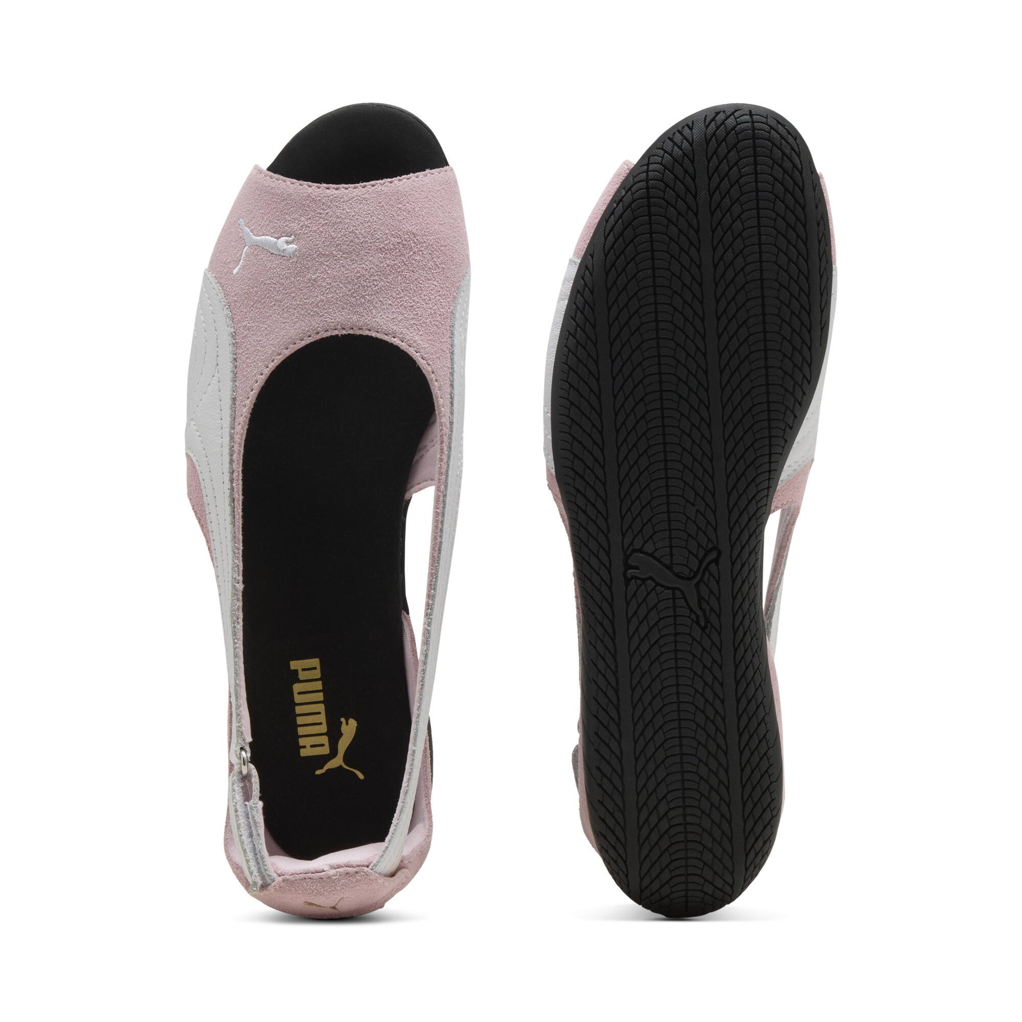 PUMA Speedcat sandalen voor Dames, Roze/Zwart/Wit, Maat 42 thumbnail 4