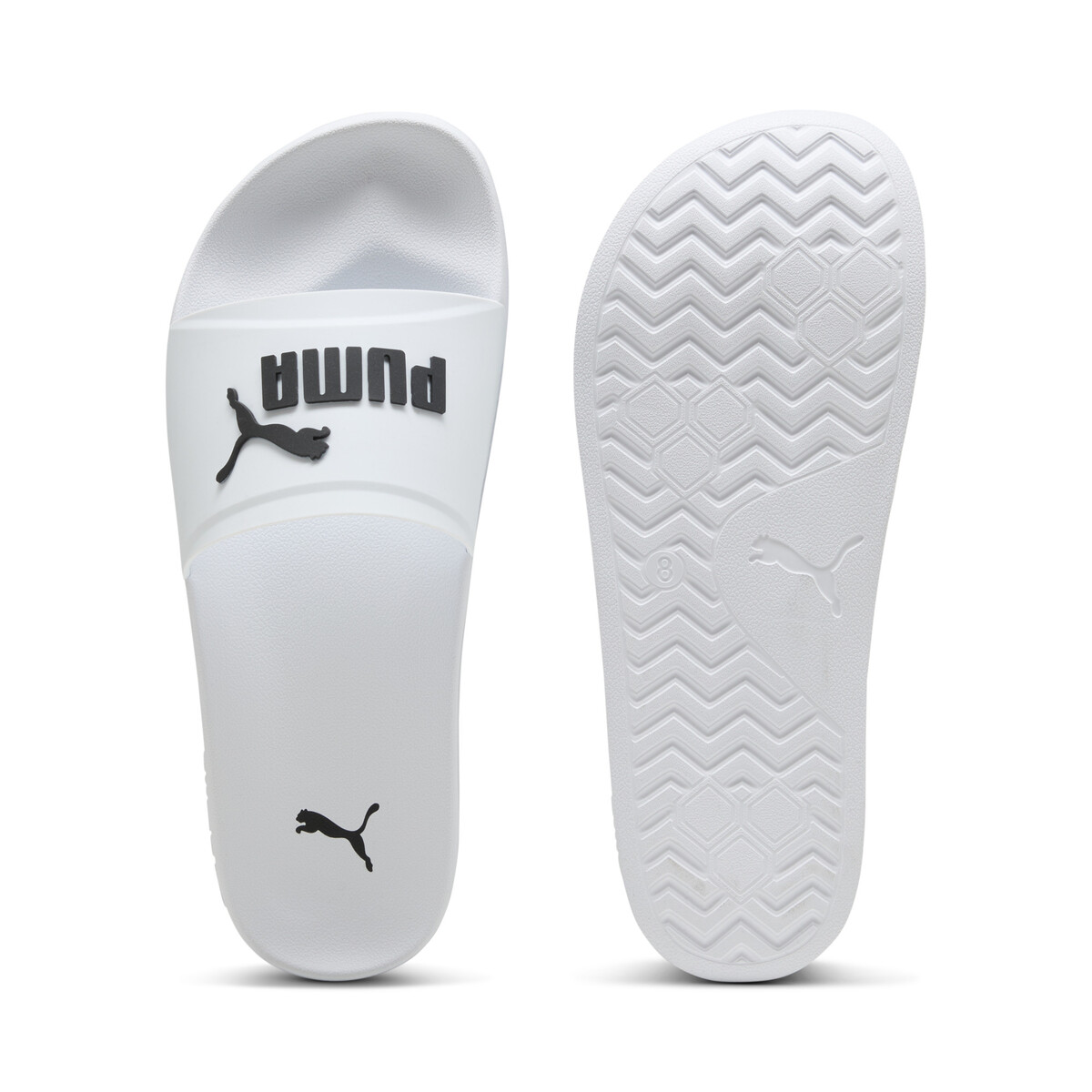 Leadcat 2.0 Flex Sandals Unisex in White/Black by PUMA, UK 7
