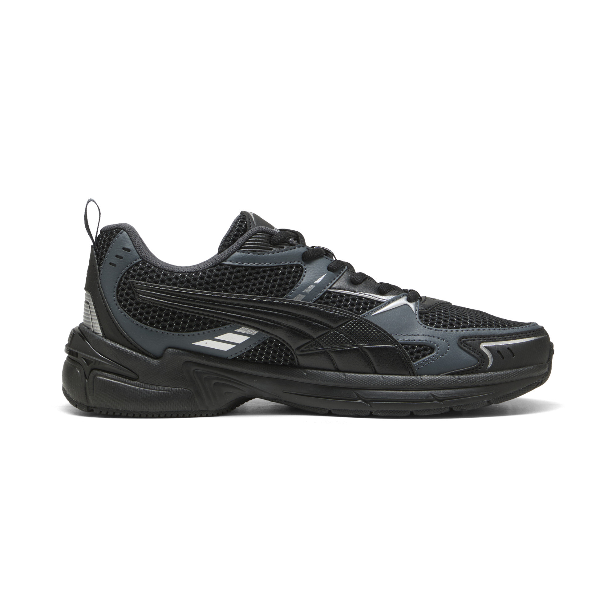 PUMA Milenio Tech 2000 sneakers uniseks, Zwart/Grijs/Zilver, Maat 39 thumbnail 3