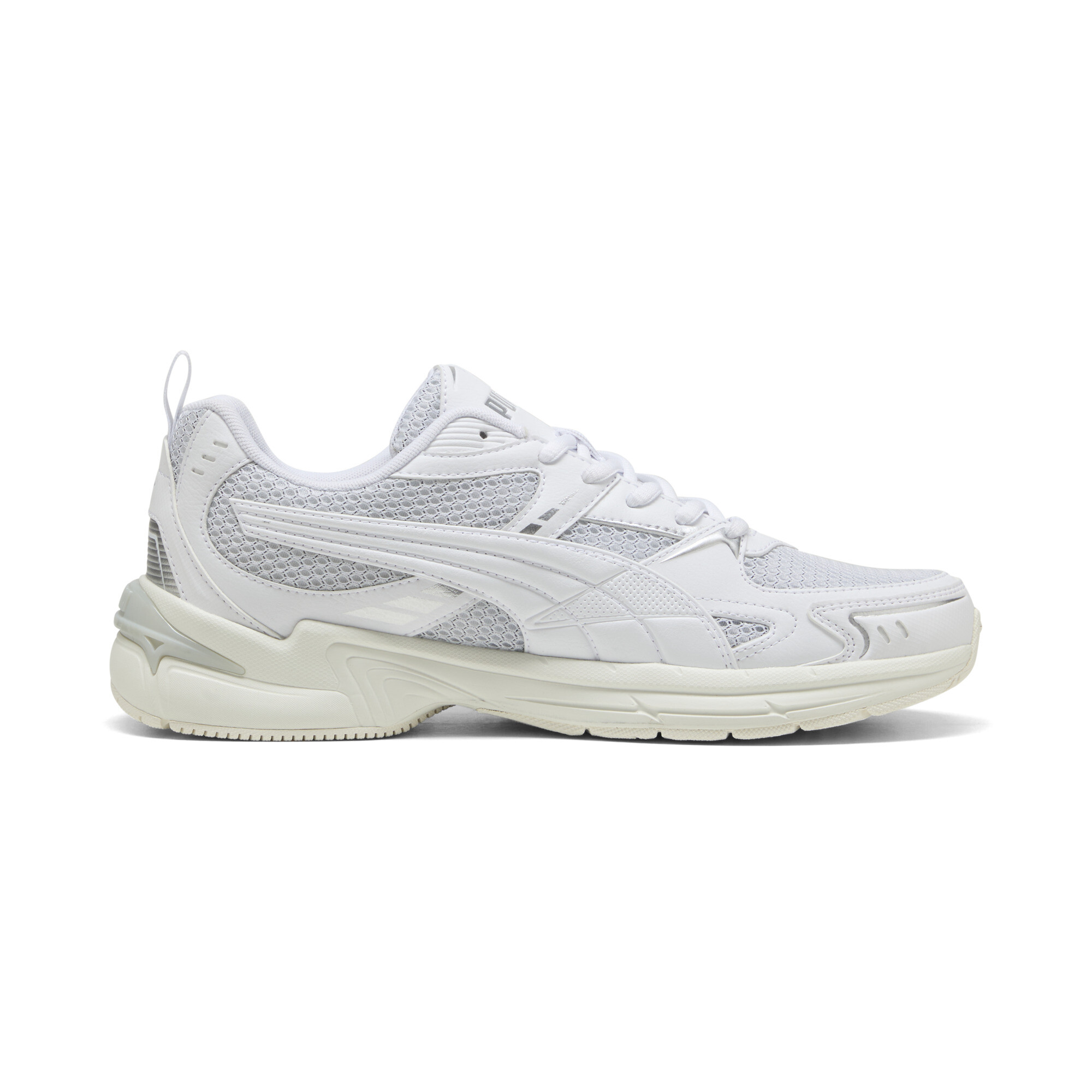 PUMA Milenio Tech 2000 sneakers uniseks, Grijs/Wit/Zilver, Maat 43 thumbnail 3