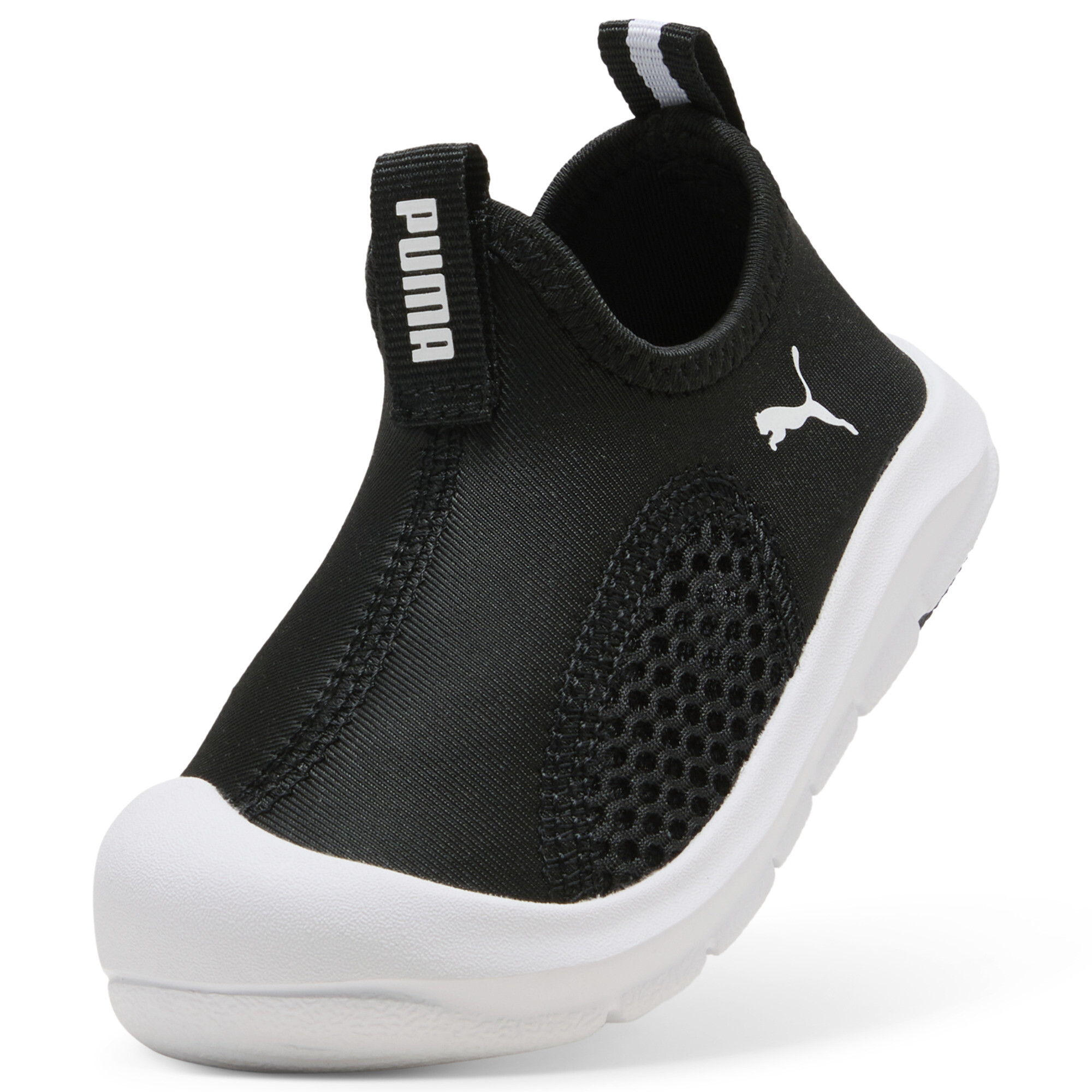 PUMA Fun Racer watersandalen, Zwart/Wit, Maat 24 thumbnail 2