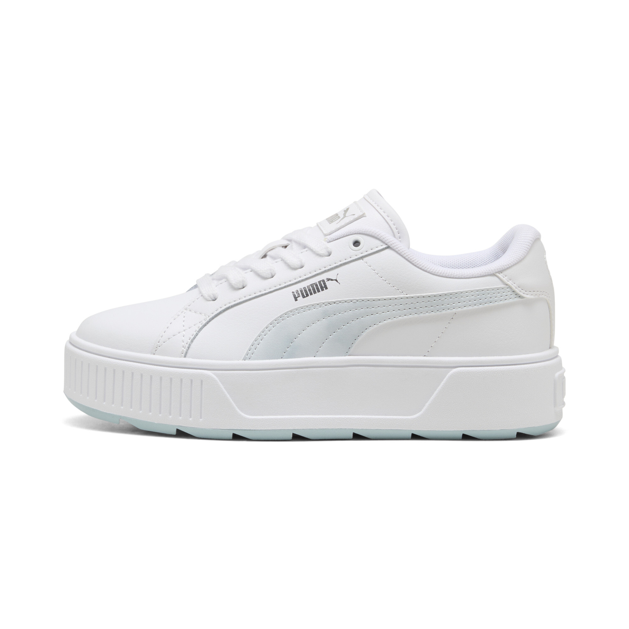 Puma Karmen Tie-Dye Sneakers Damen Schuhe | Mit Tie Dye | White/Frosted Dew/Silver | Größe: 40.5