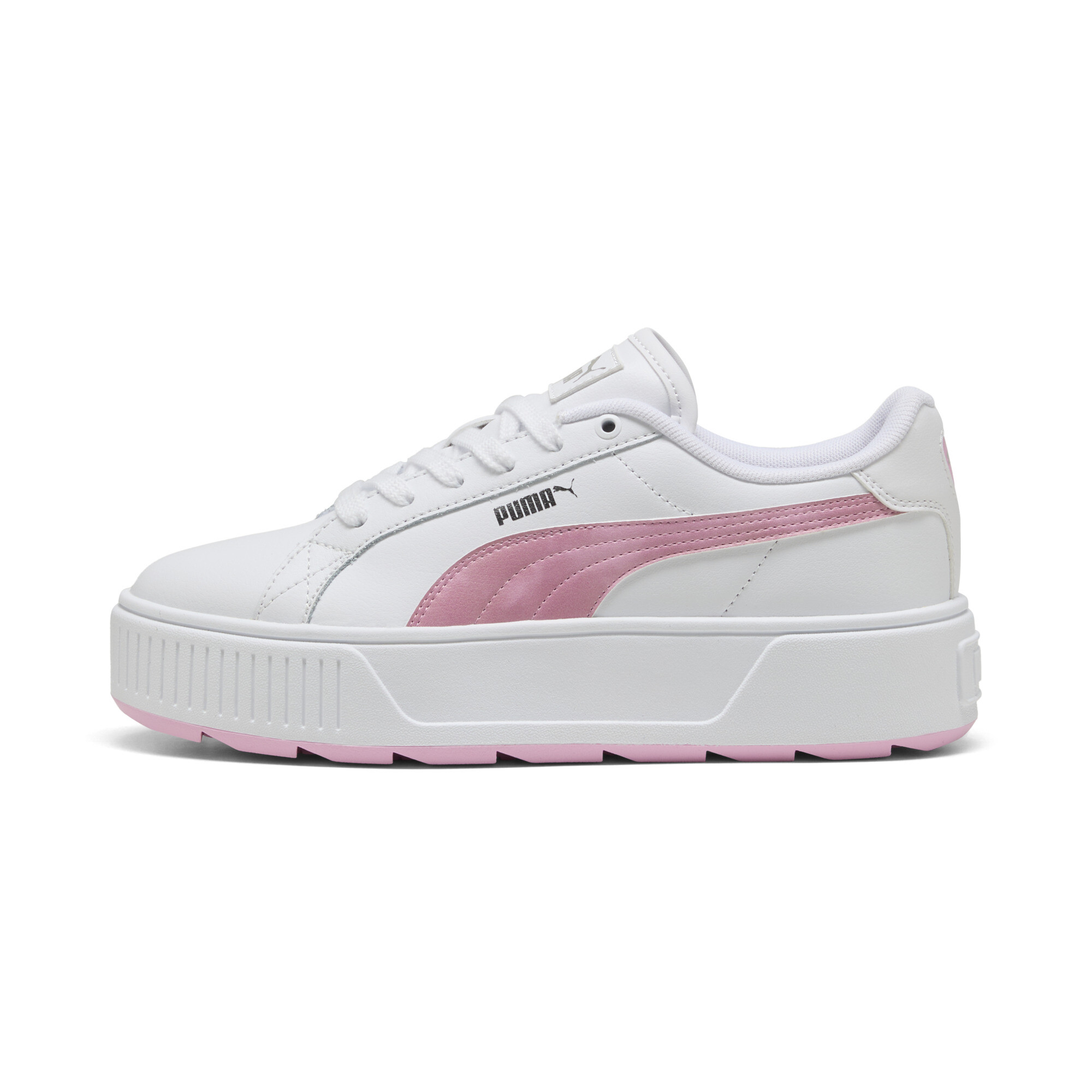 Puma Karmen Tie-Dye Sneakers Damen Schuhe | Mit Tie Dye | White/Pink Lilac/Silver | Größe: 35.5