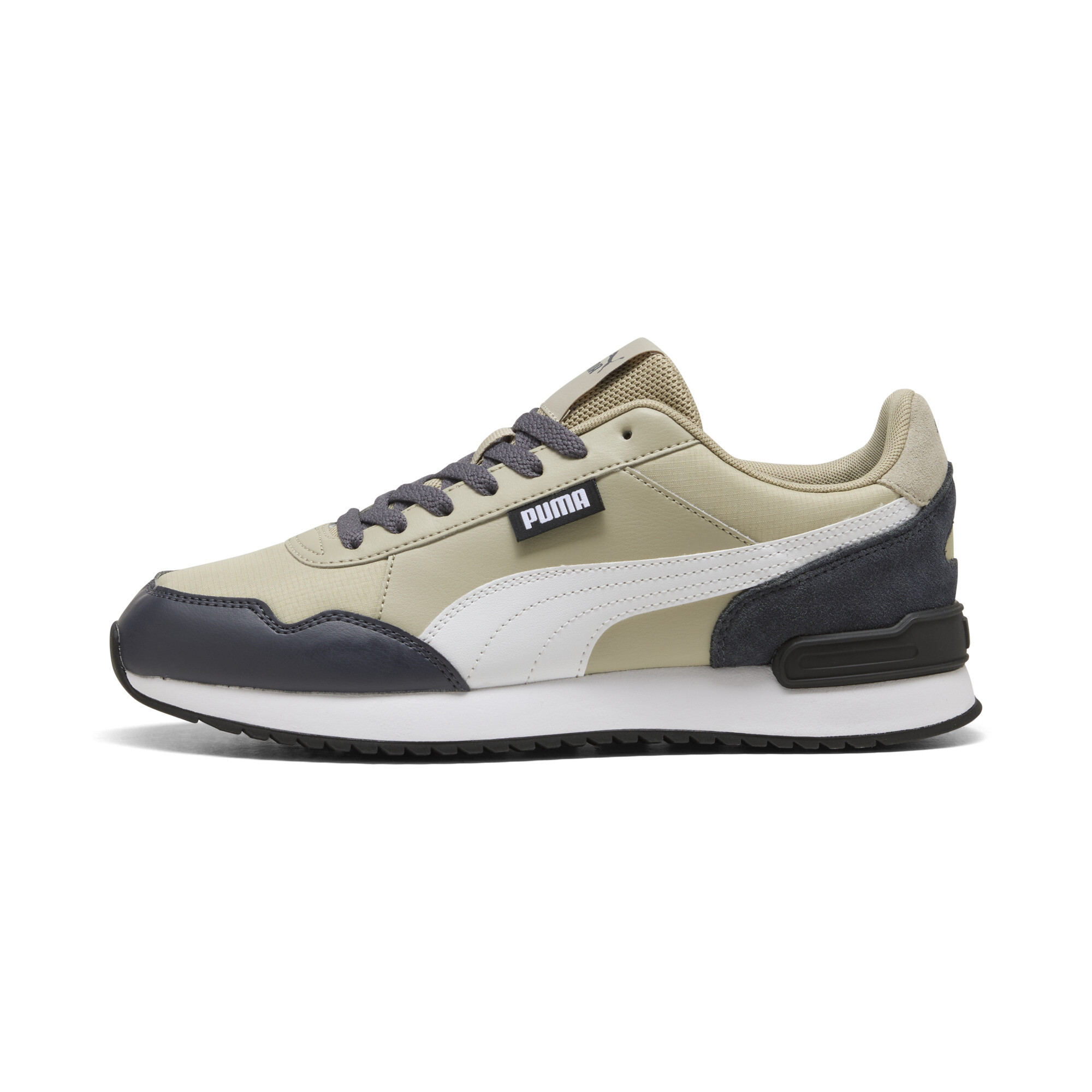 Puma Adaptor Badge Sneakers Unisex Schuhe | Pebble Gray/White/Galactic Gray | Größe: 47.5