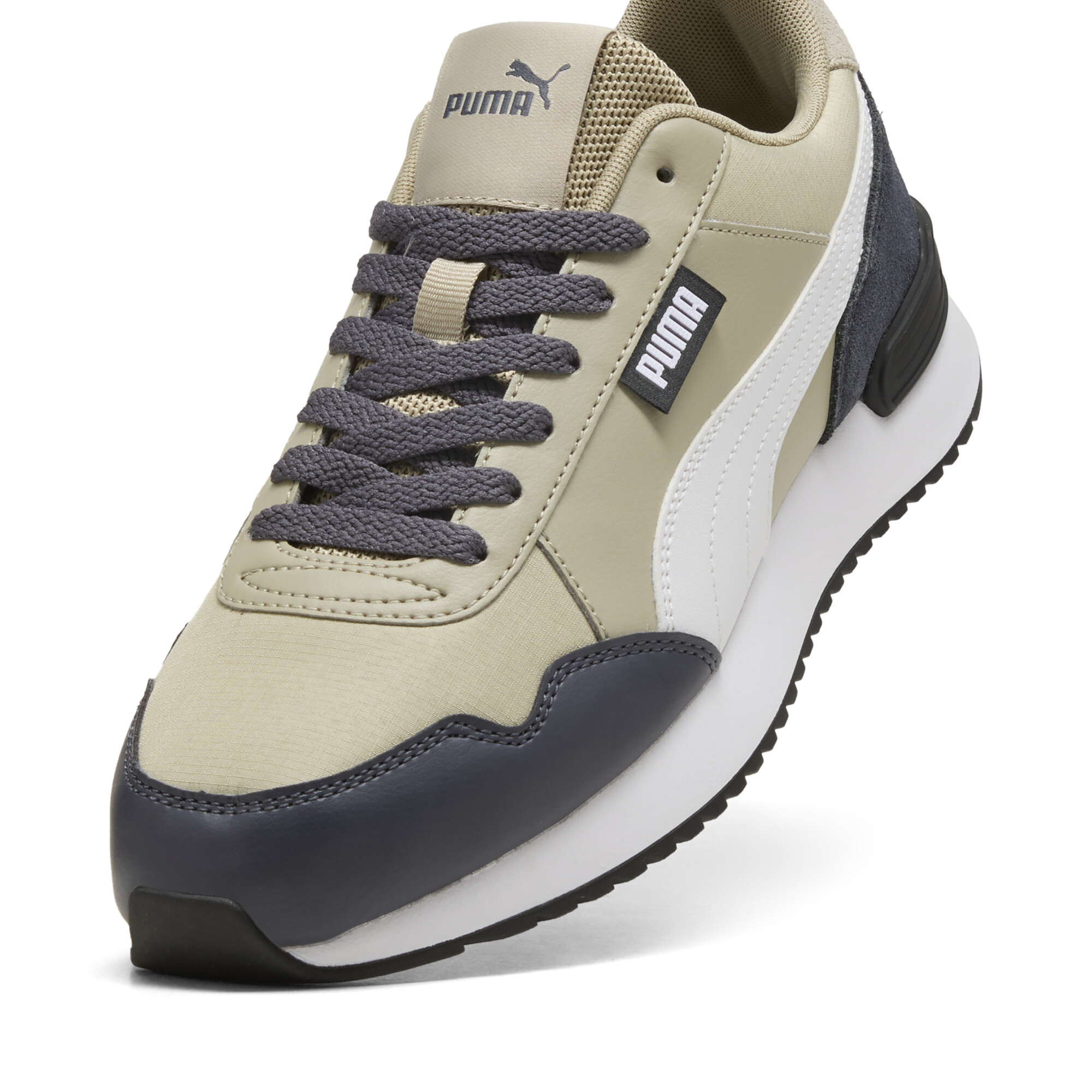 Adapter Badge uniseks sneakers, Beige/Grijs/Wit, Maat 41 | PUMA