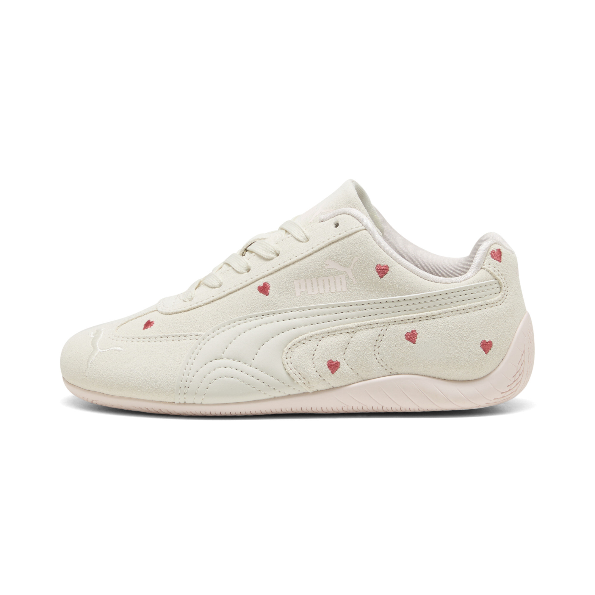 PUMA Kids' Grade School Speedcat OG Shoes, Size 7, Vapor Gray/Jasmine Flower