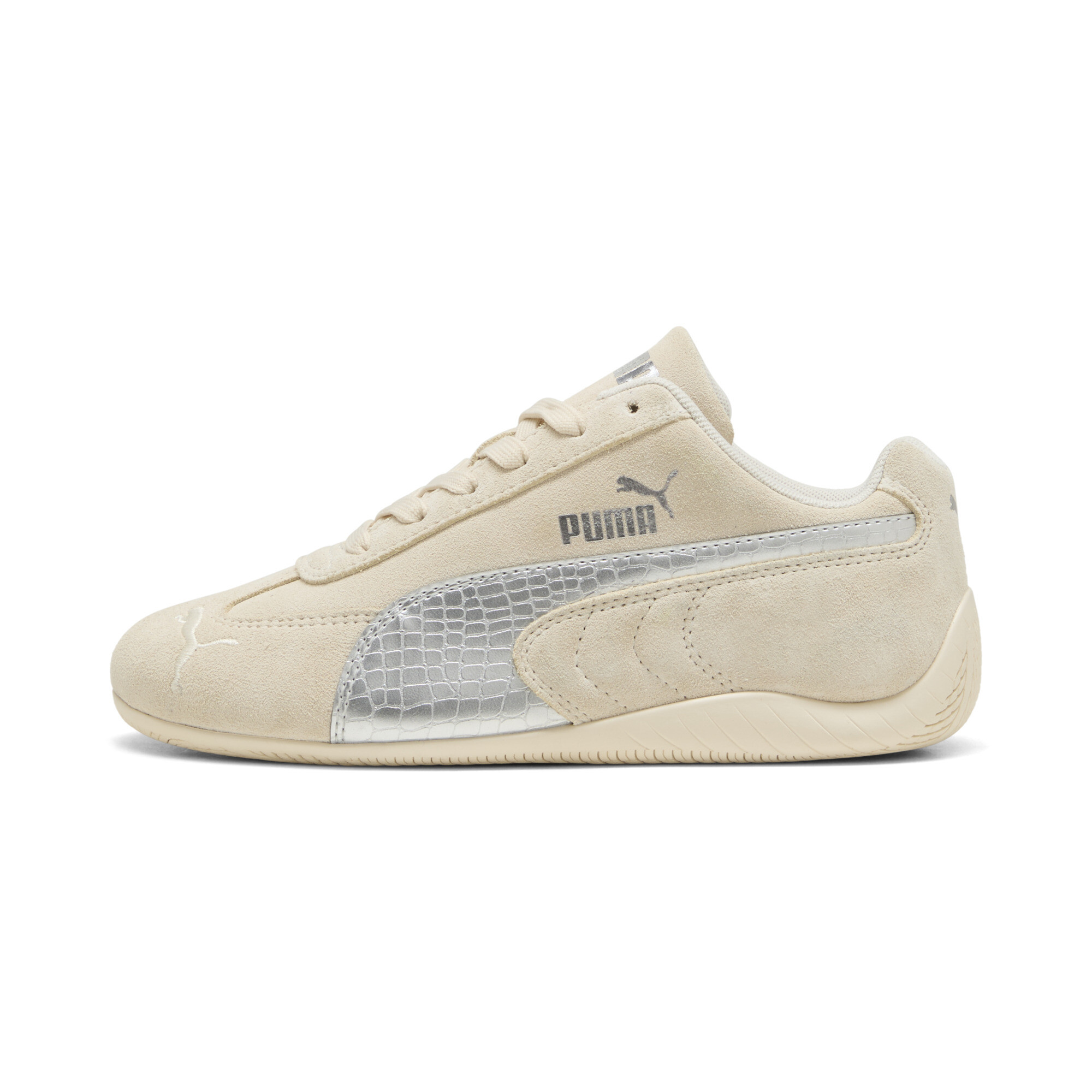 PUMA Speedcat Metallic Safari sneakers voor Dames, Zilver, Maat 38,5 thumbnail 5