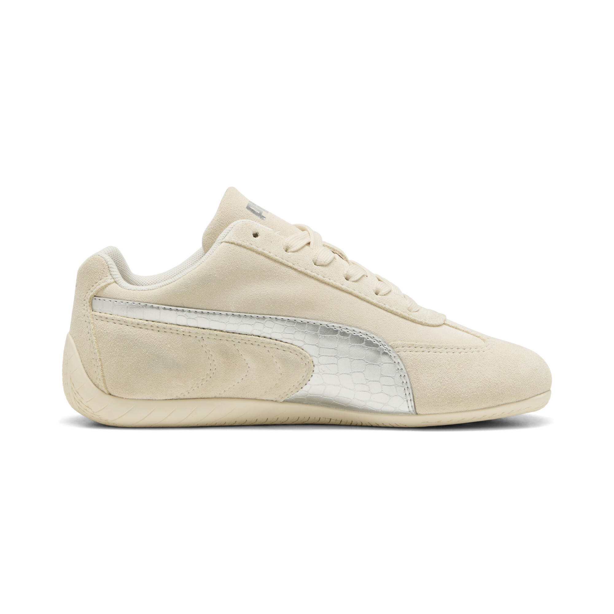 PUMA Speedcat Metallic Safari sneakers voor Dames, Zilver, Maat 38,5 thumbnail 3