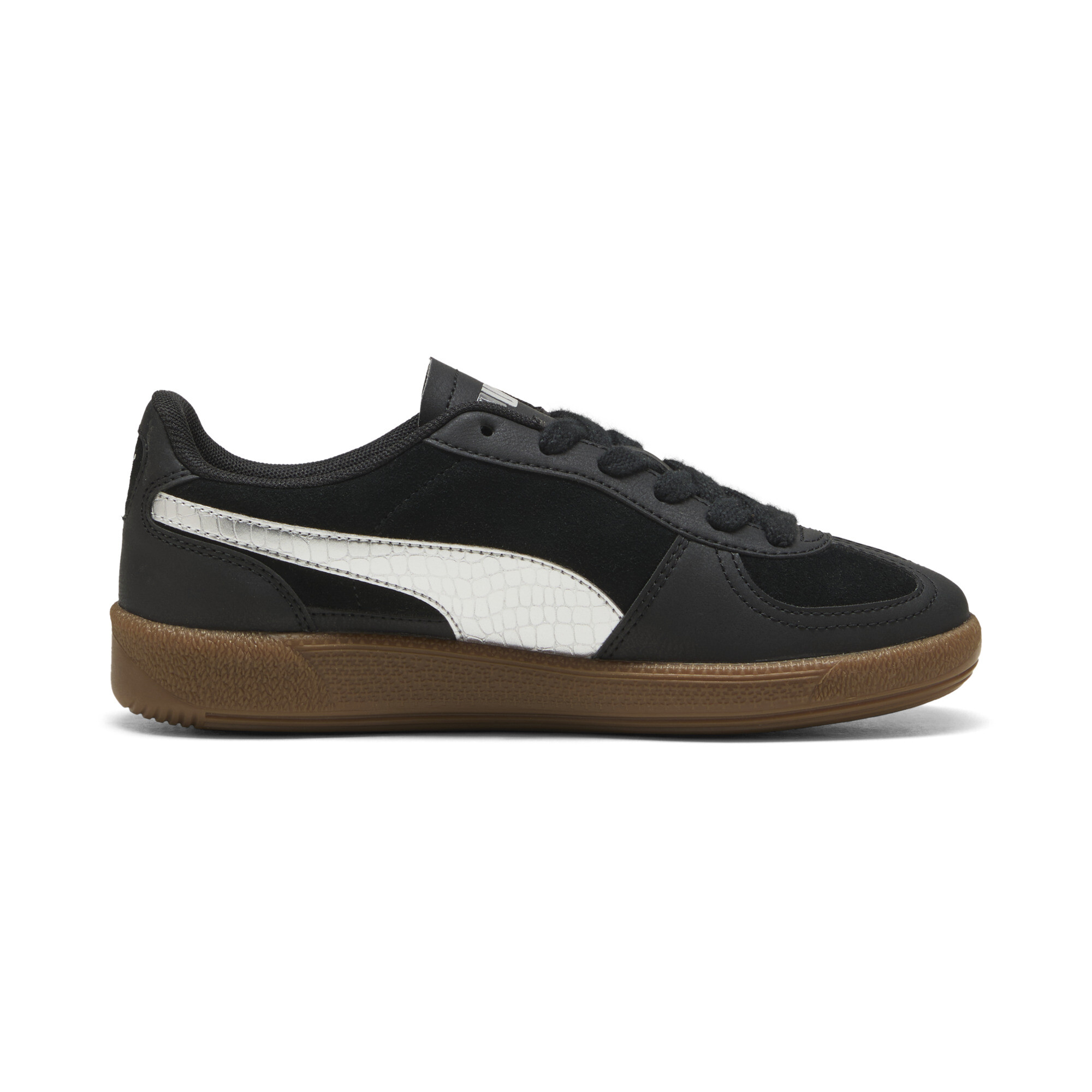 PUMA Palermo Metallic Safari sneakers voor Dames, Zwart/Zilver, Maat 38,5 thumbnail 3