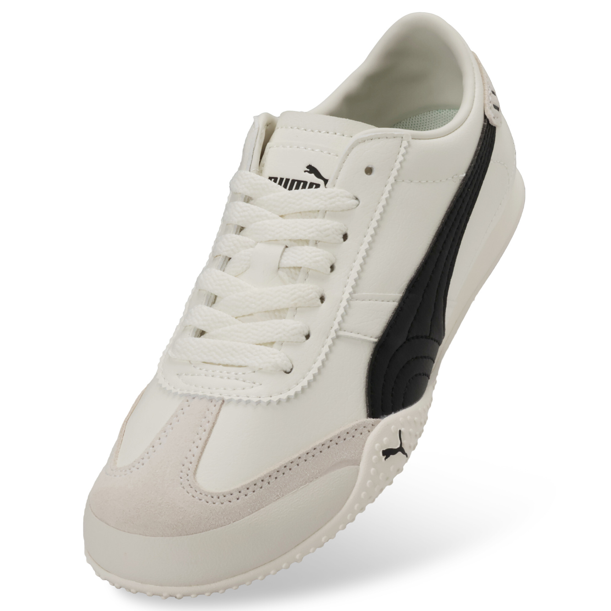 PUMA Bella Lea sneakers voor Dames, Zwart/Wit, Maat 36 thumbnail 2