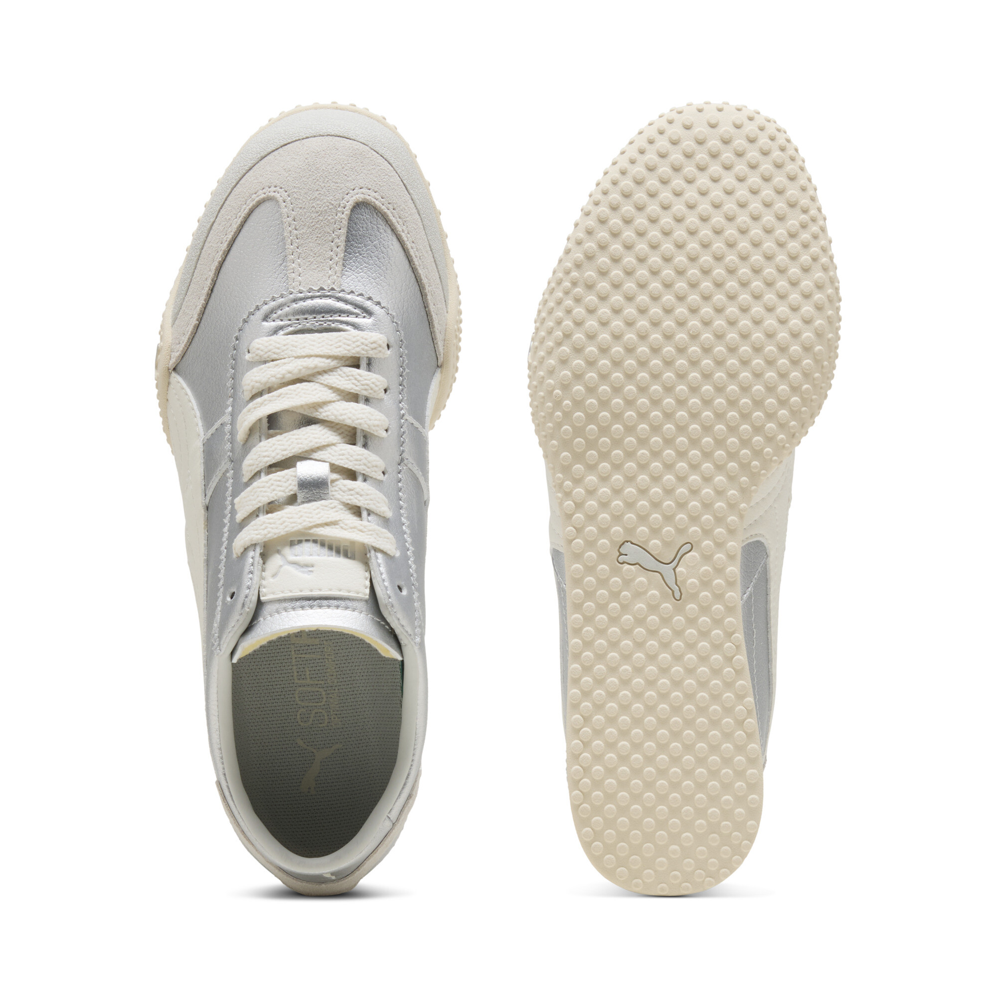 PUMA Bella Lea sneakers voor Dames, Zilver, Maat 40 thumbnail 4