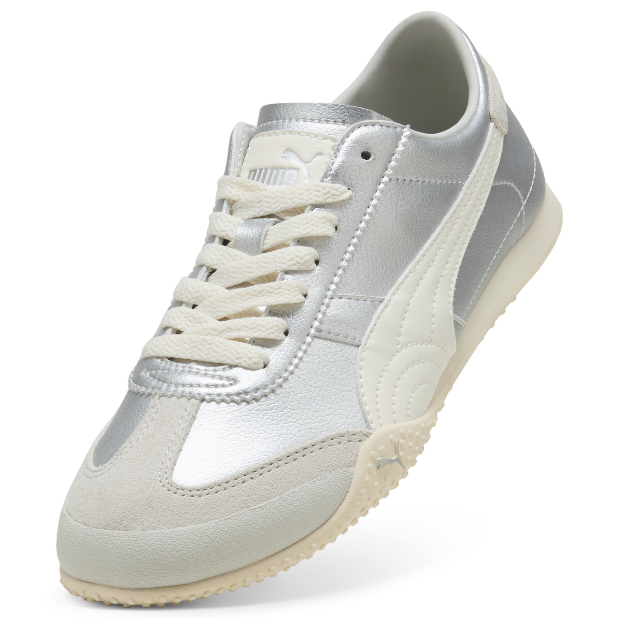 PUMA Bella Lea sneakers voor Dames, Zilver, Maat 40 thumbnail 2