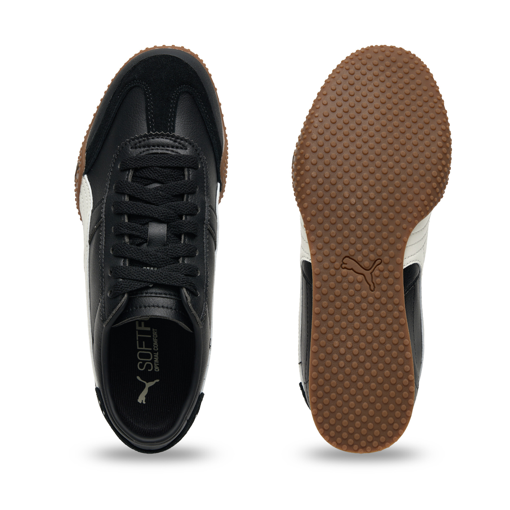 PUMA Bella Lea sneakers voor Dames, Zwart/Wit, Maat 40,5 thumbnail 4