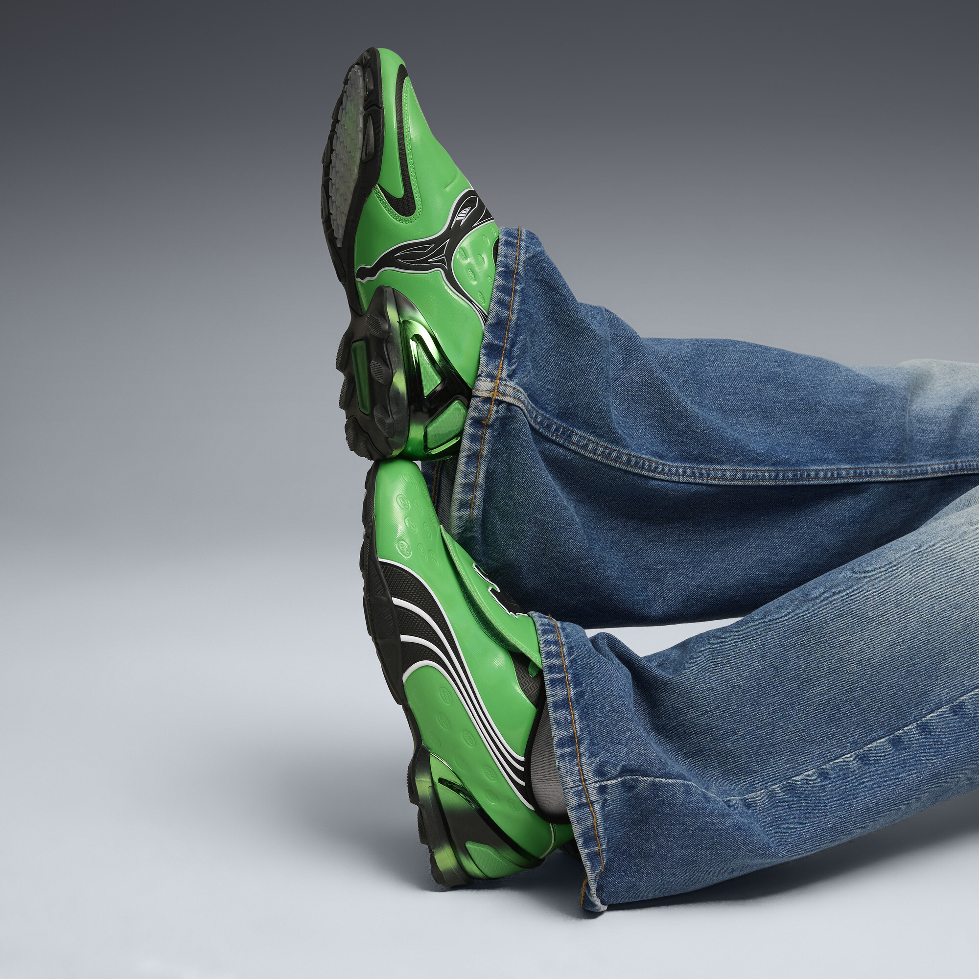 PUMA VS-1 Contact sneakers uniseks, Groen/Zwart, Maat 42 thumbnail 8