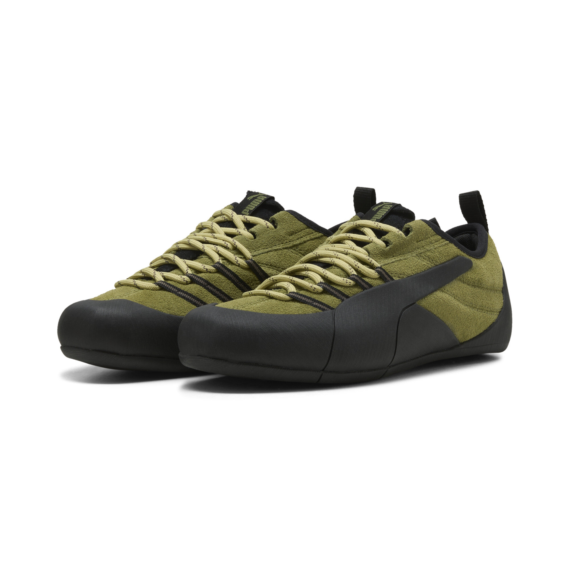 PUMA Klim sneakers uniseks, Groen/Zwart, Maat 44,5 thumbnail 6