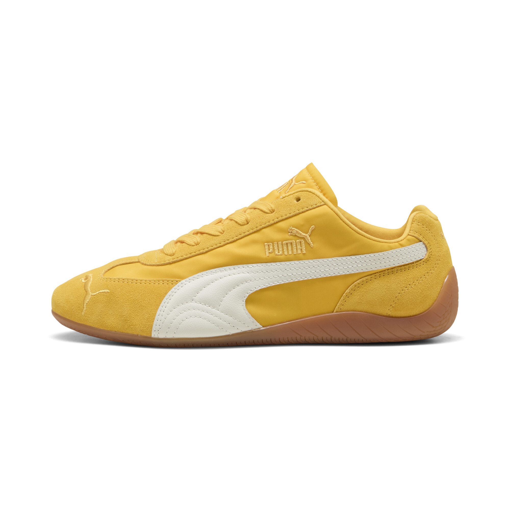 PUMA Speedcat Nylon Men's Sneakers in Yellow, Size 11.5
