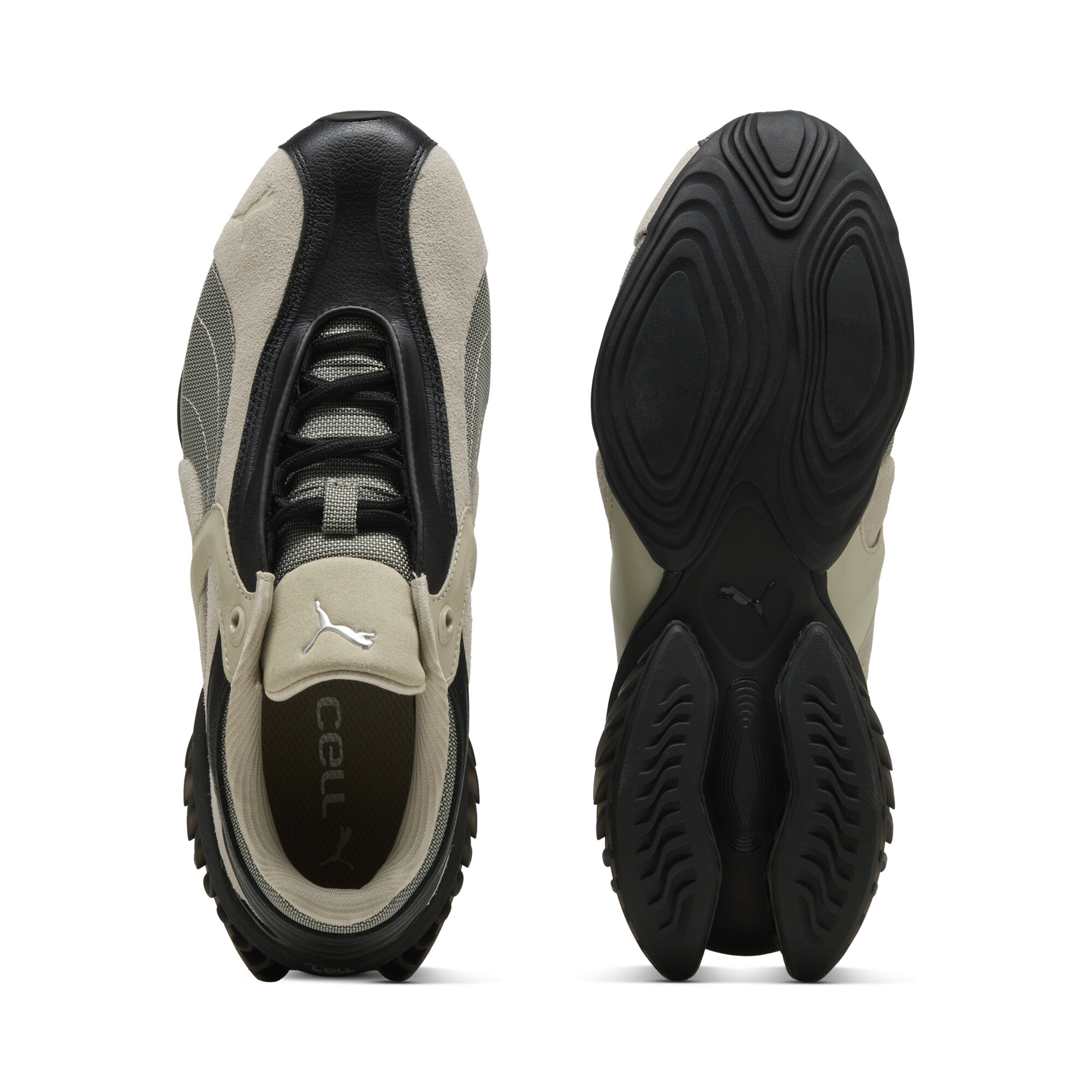 PUMA CELL GEO 1 uniseks sneakers, Zwart/Bruin, Maat 41 thumbnail 4