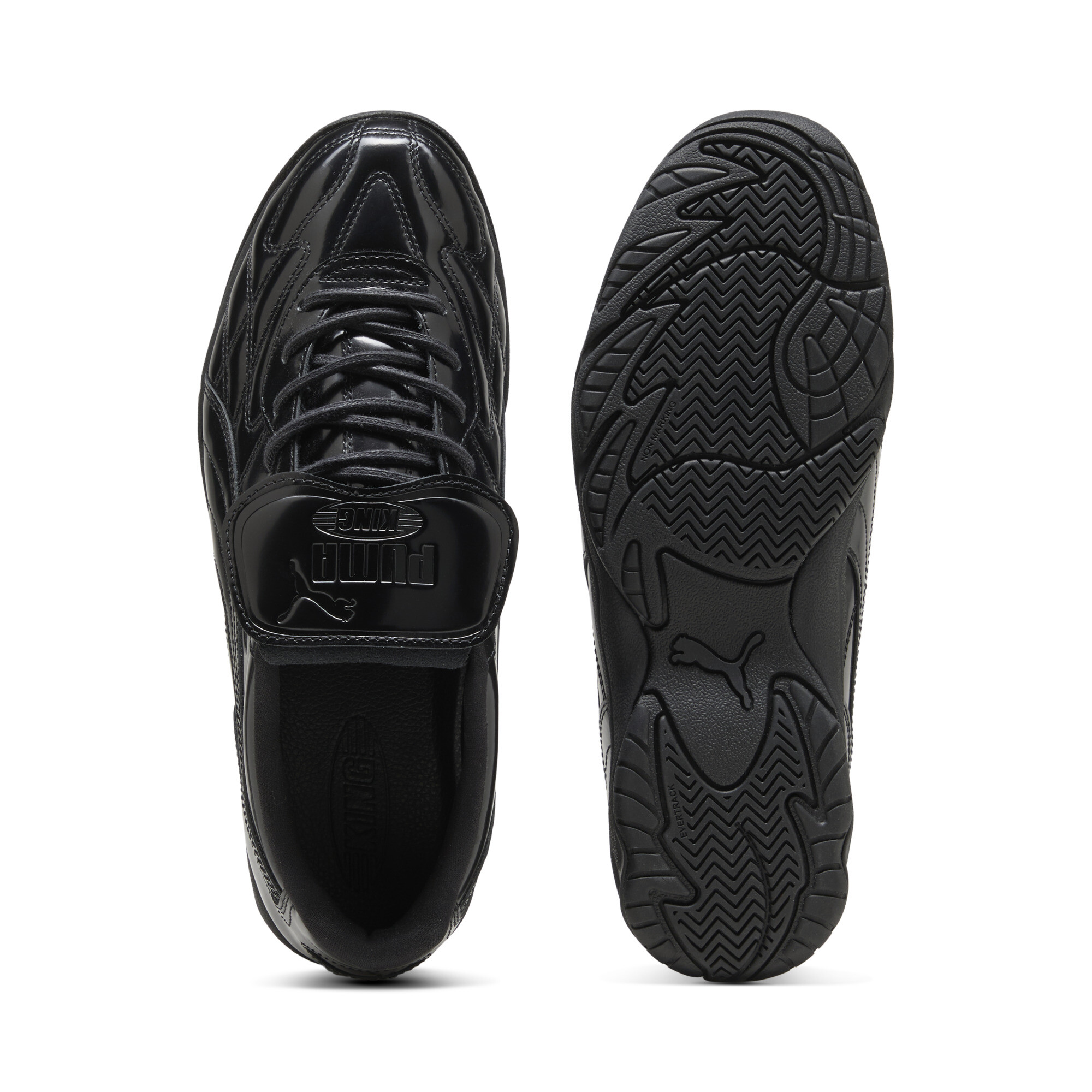 PUMA KING Sportstyle King Indoor Gloss uniseks sneakers, Zwart, Maat 47 thumbnail 4