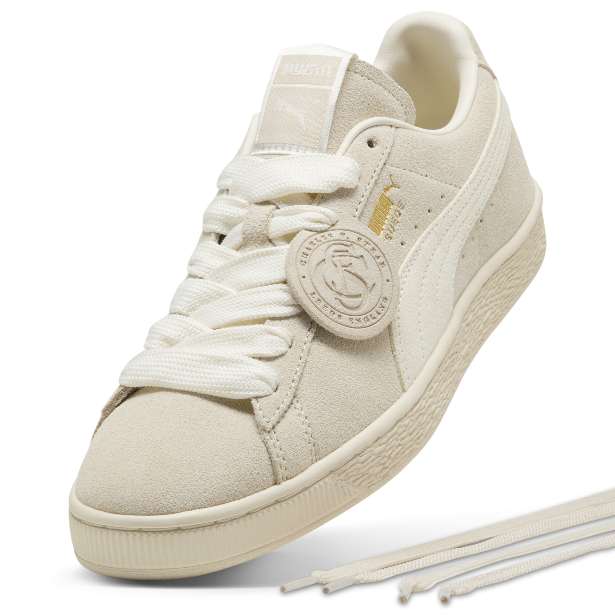 PUMA Suede Charles F. Stead uniseks sneakers, Grijs, Maat 39 thumbnail 2