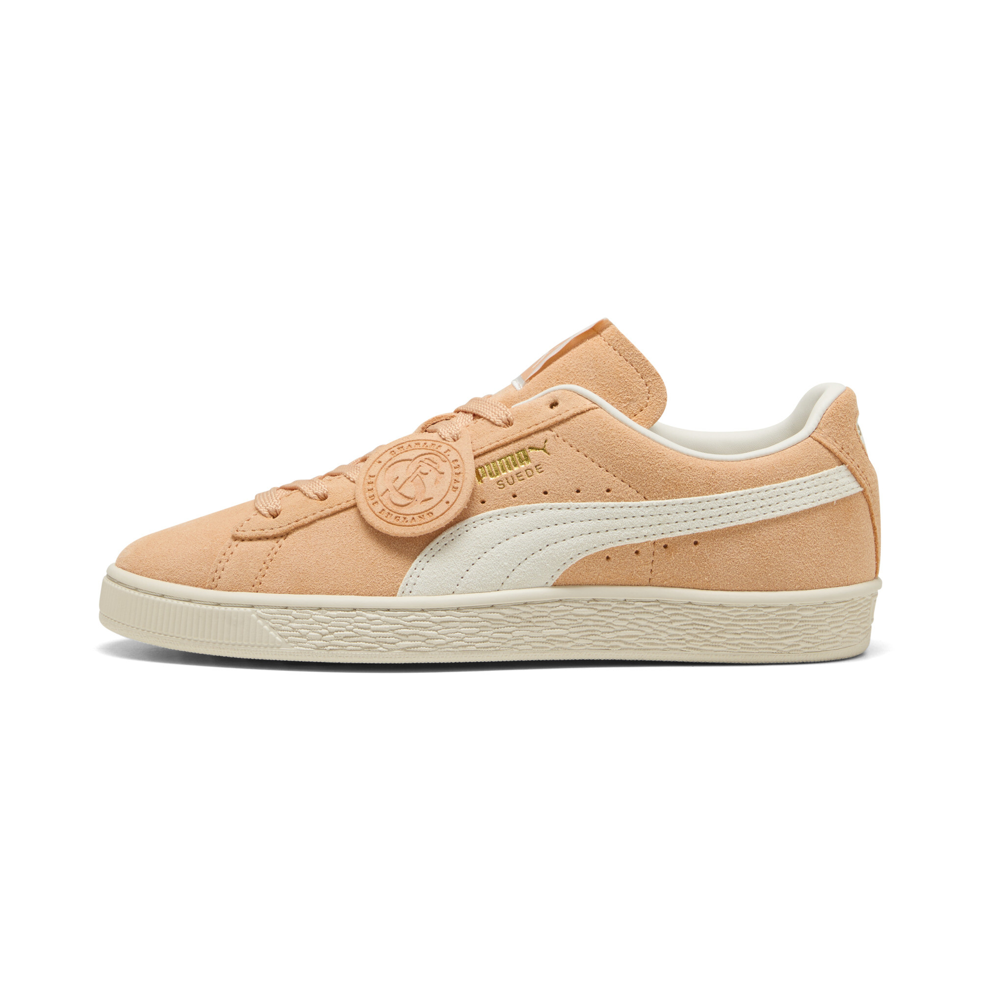 PUMA Suede Charles F. Stead Sneakers in Beige, Size 8.5