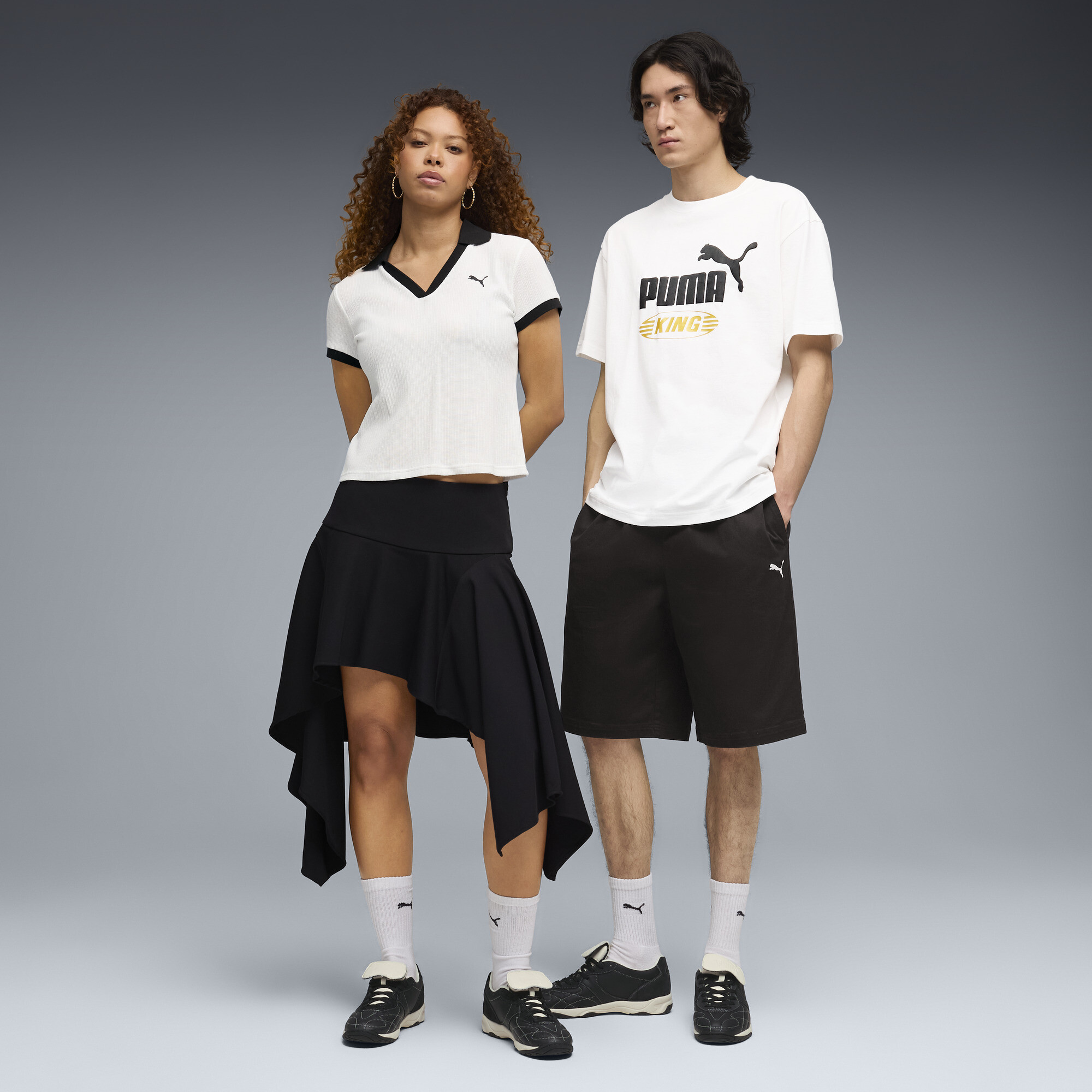 PUMA KING Indoor Icons uniseks sneakers, Zwart, Maat 40 thumbnail 5