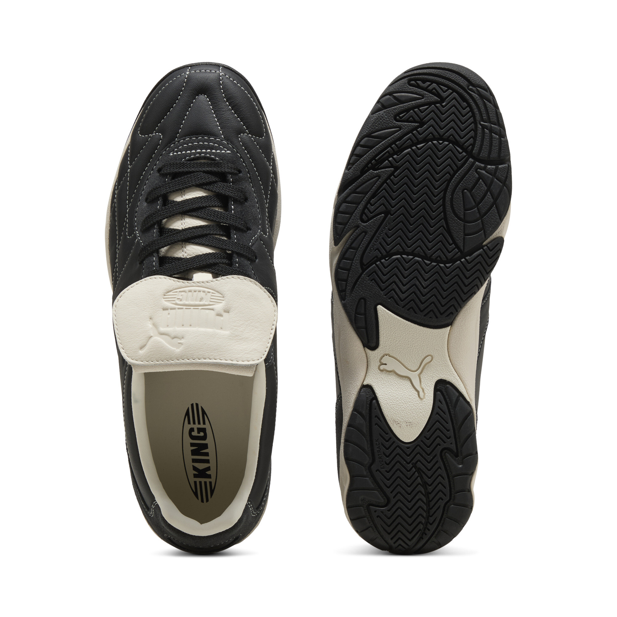 PUMA KING Indoor Icons uniseks sneakers, Zwart, Maat 40 thumbnail 4