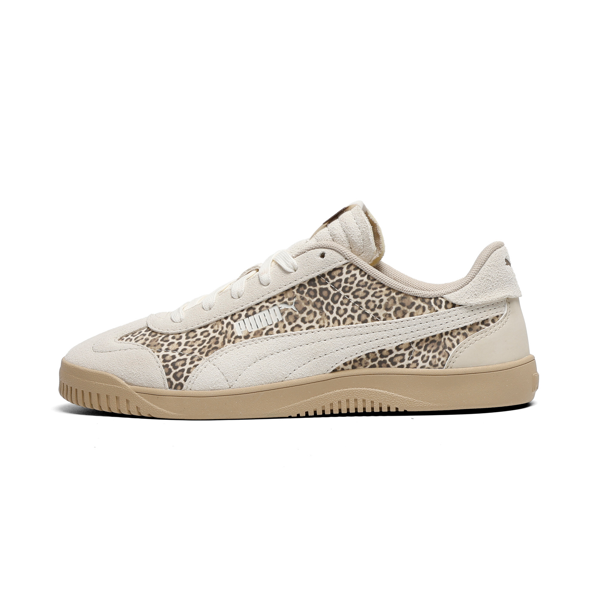 PUMA Club 5v5 Animal Women's Animal Print Sneakers in White - 405401_01
