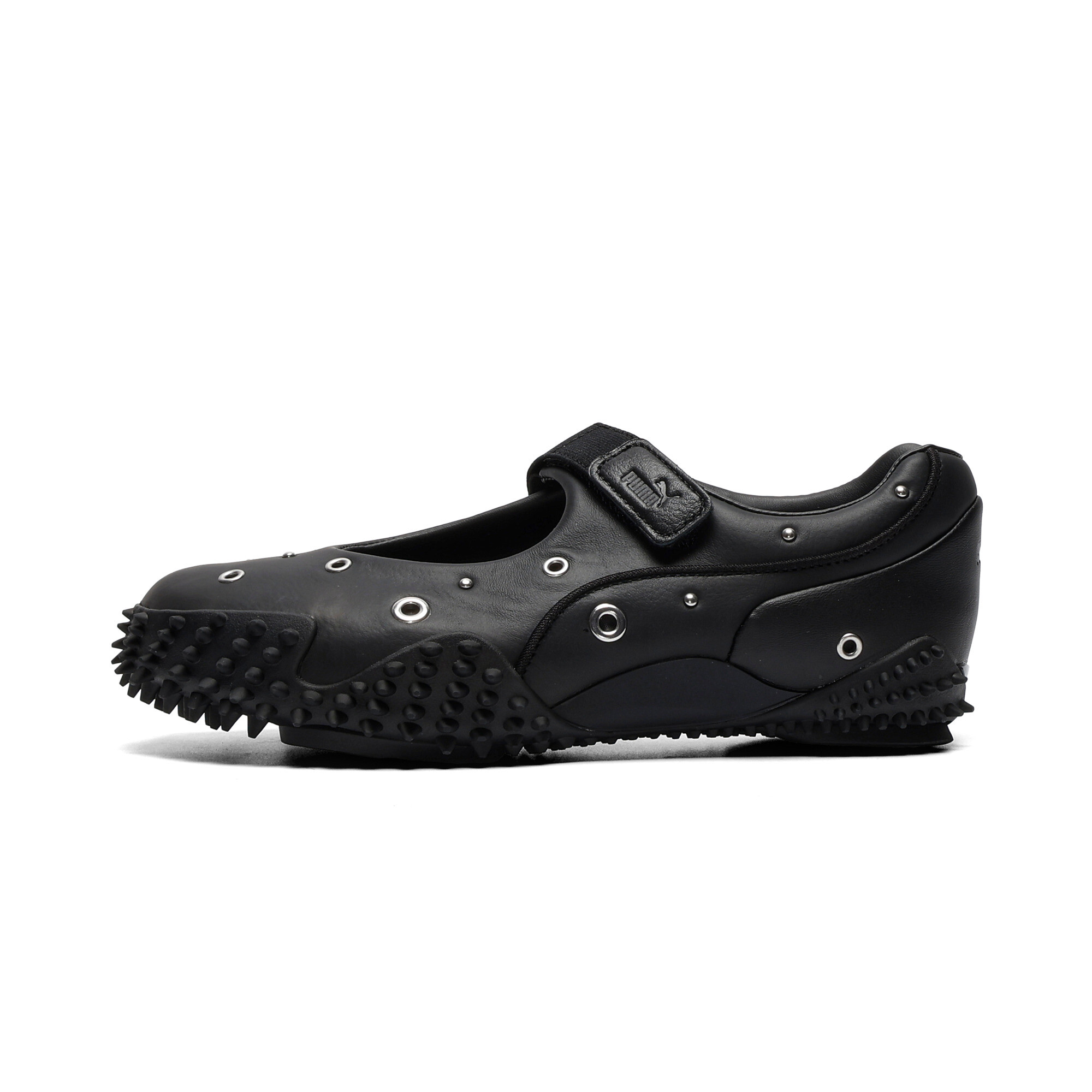 Puma Mostro Fey Ballet Flats With Silver Detail In Black