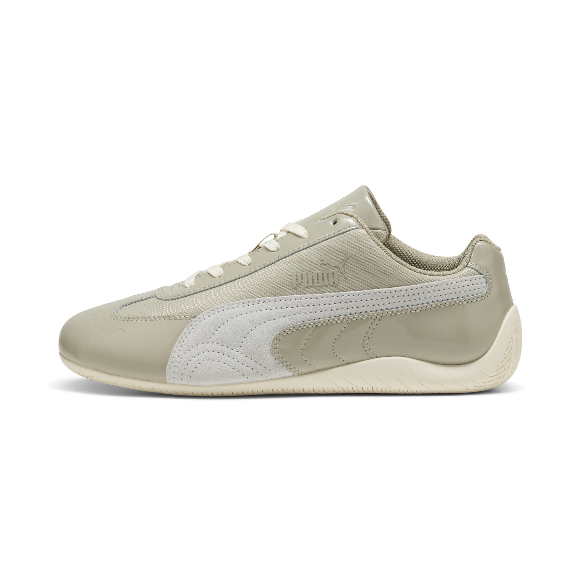 PUMA Speedcat Patent Women's Sneakers in Beige - 405418_01