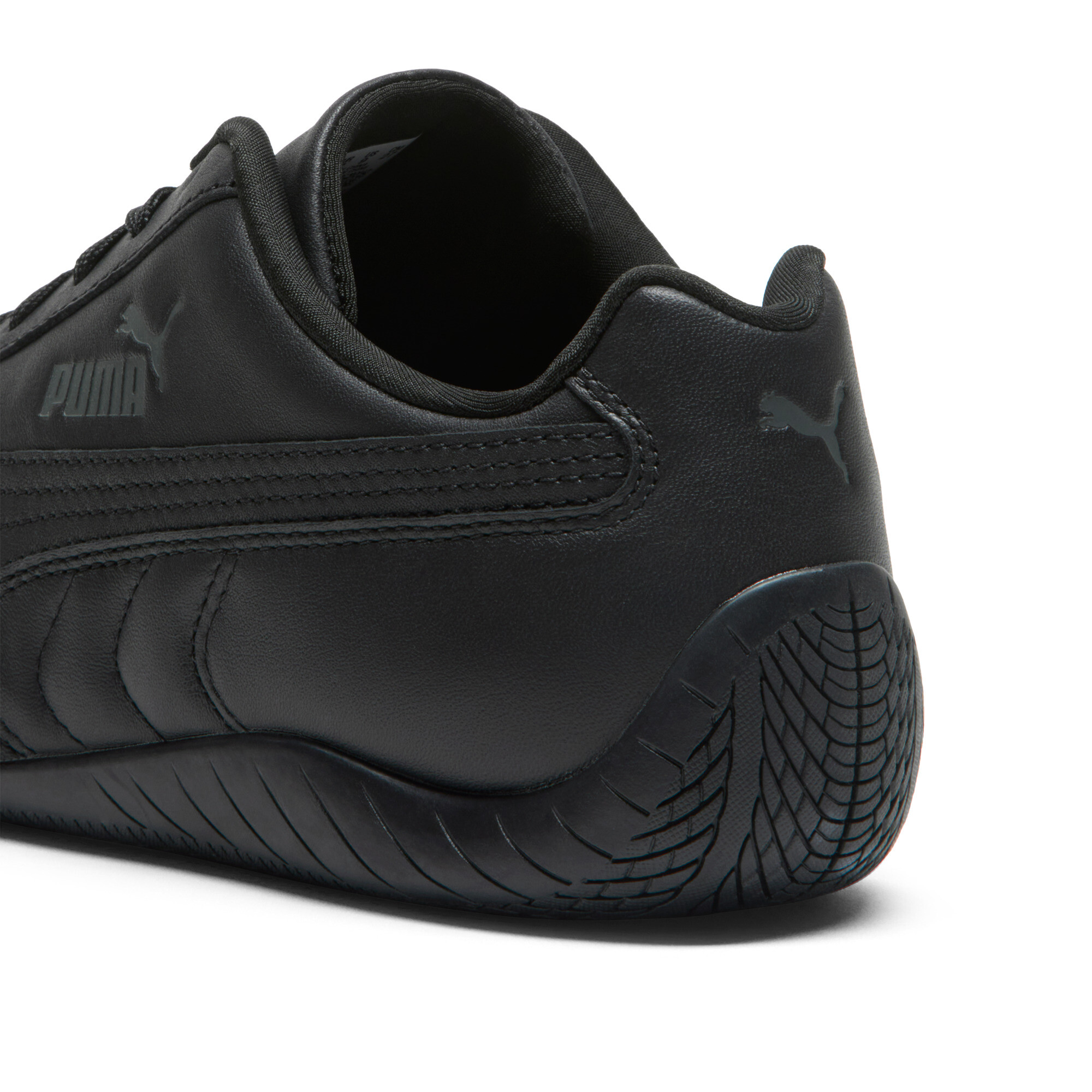 PUMA Speedcat uniseks volledig leren sneakers uniseks, Zwart/Grijs, Maat 38,5 thumbnail 5