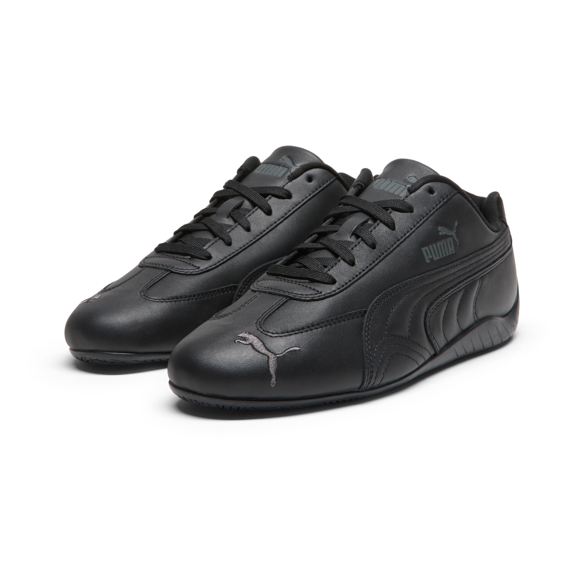 PUMA Speedcat uniseks volledig leren sneakers uniseks, Zwart/Grijs, Maat 38,5 thumbnail 6