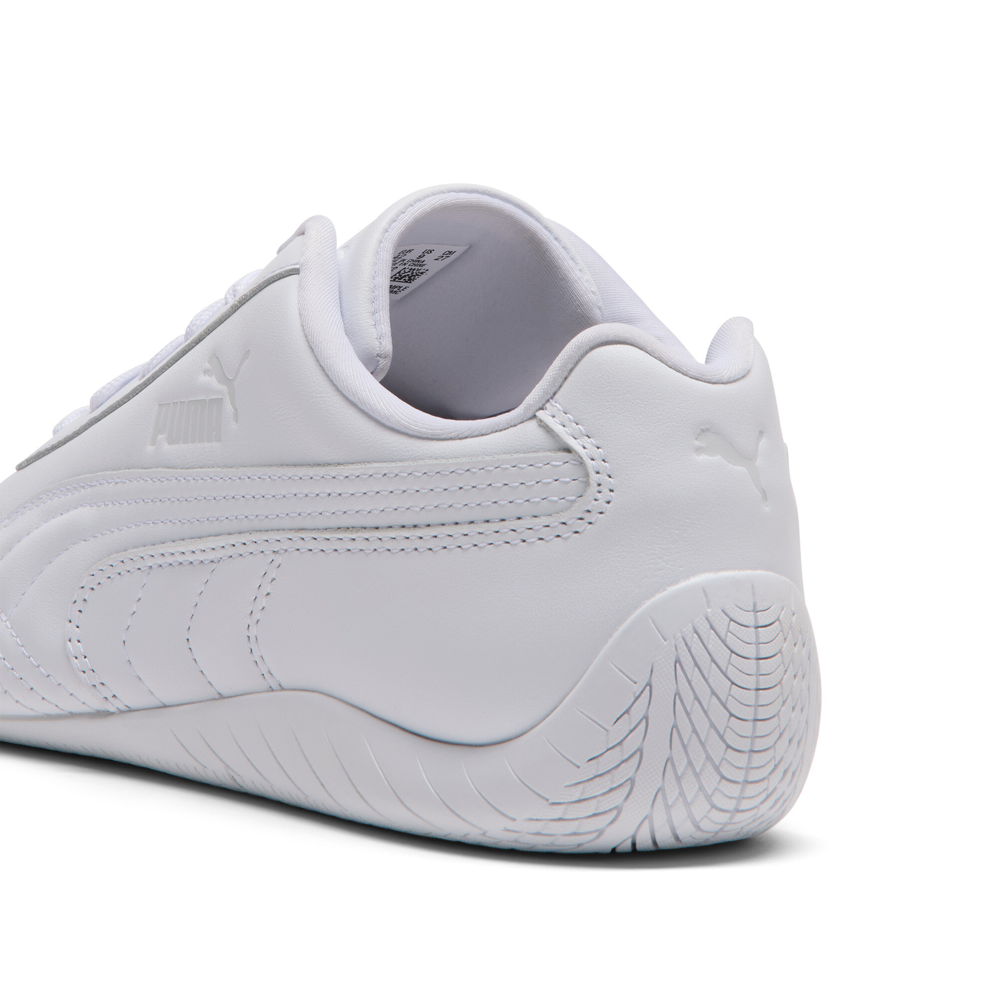 PUMA Speedcat uniseks volledig leren sneakers uniseks, Grijs/Wit, Maat 43 thumbnail 4