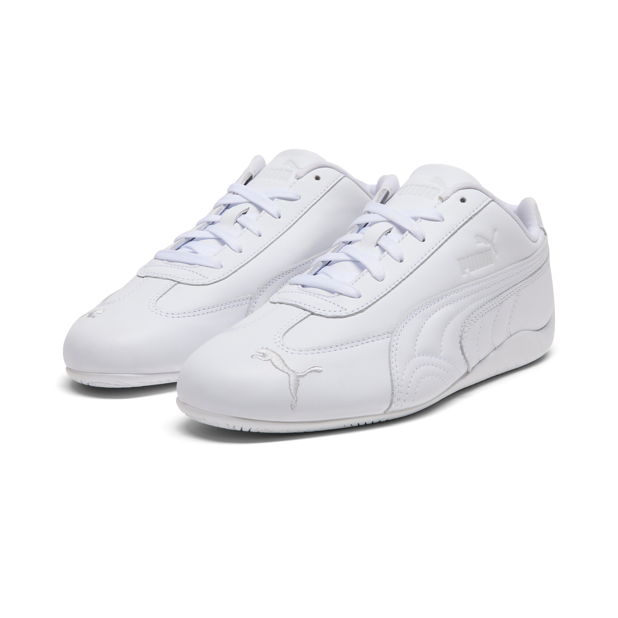 PUMA Speedcat uniseks volledig leren sneakers uniseks, Grijs/Wit, Maat 43 thumbnail 5