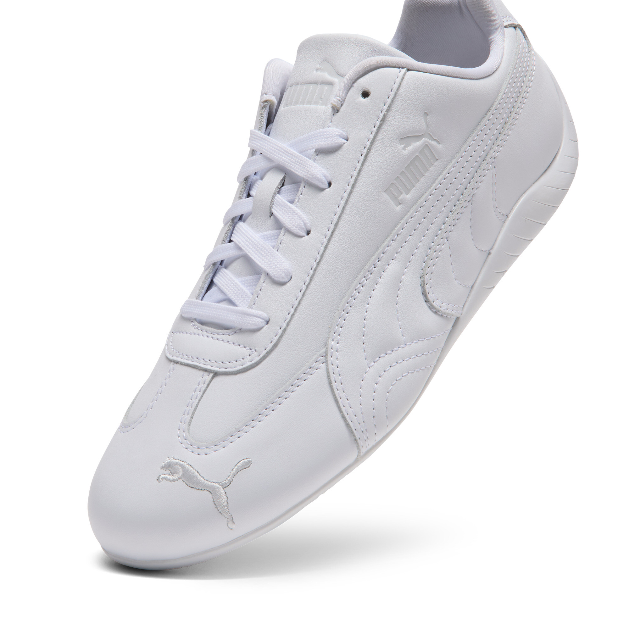PUMA Speedcat uniseks volledig leren sneakers uniseks, Grijs/Wit, Maat 43 thumbnail 2