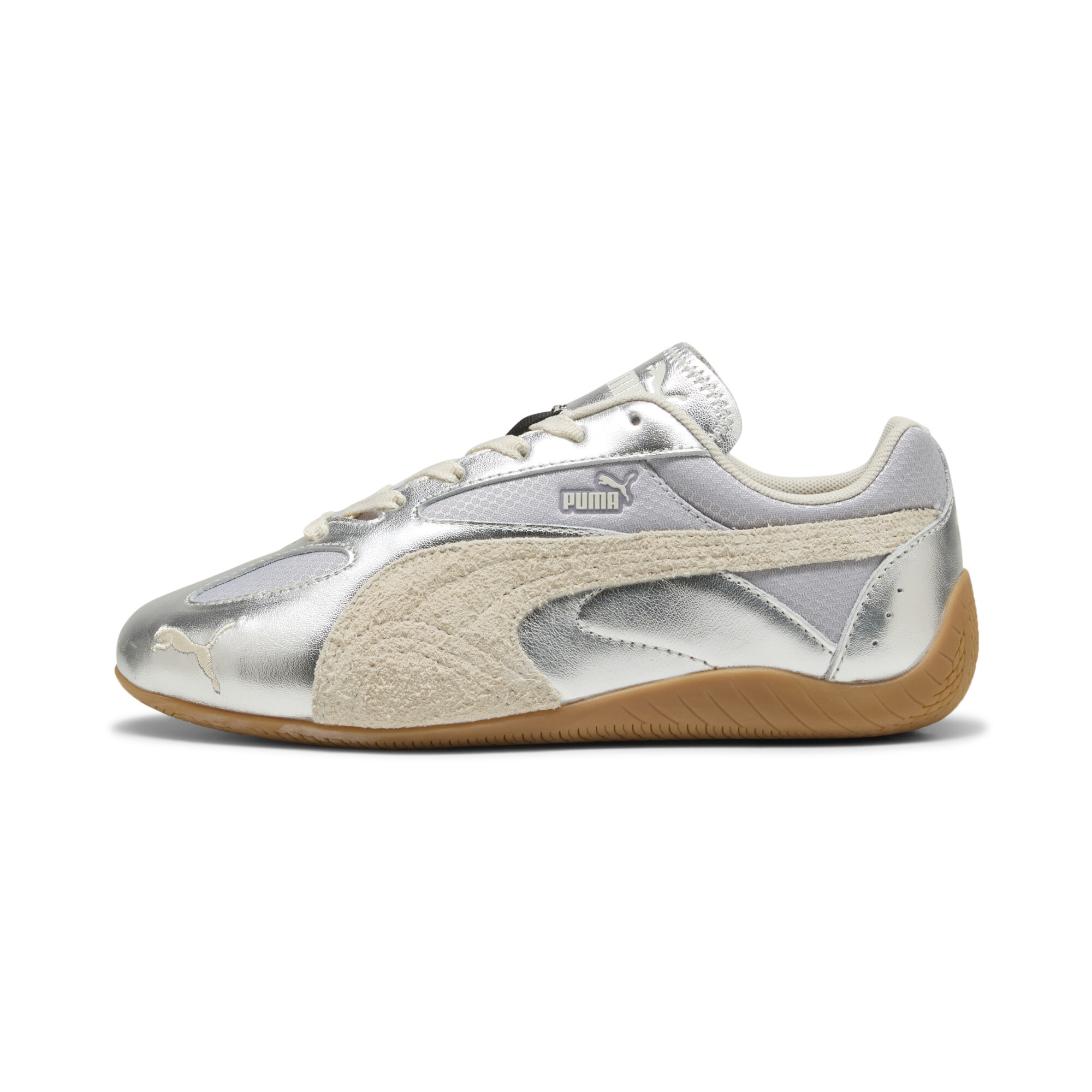 PUMA Speedcat Lou Metallic Women's Sneakers in Grey, Size 7