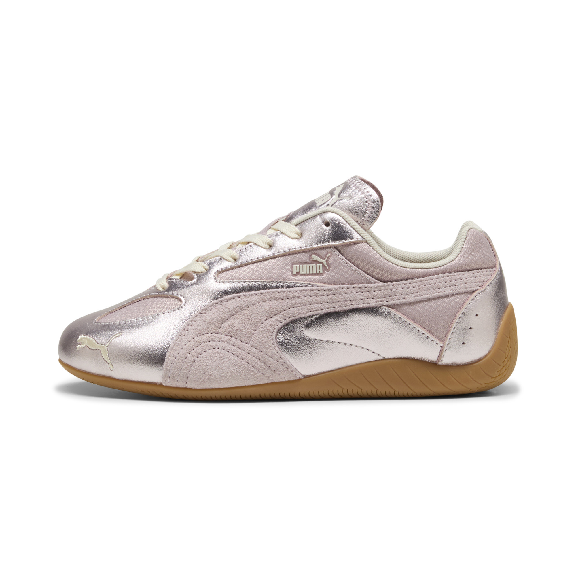 PUMA Speedcat Lou Metallic Women's Sneakers in Pink, Size 6.5